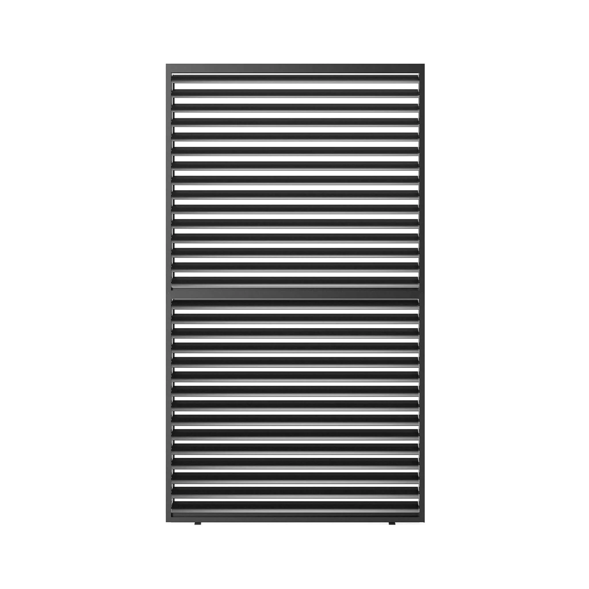 4' X 7' FT Alora Premium Adjustable Aluminum Louvered Pergola With Side Wall Panel - Image 5