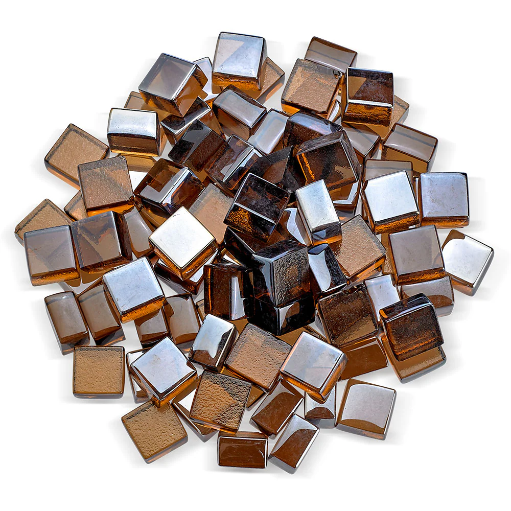 1/2" Fire Glass 2.0 Cubes - 10lbs (Jar) - Image 10