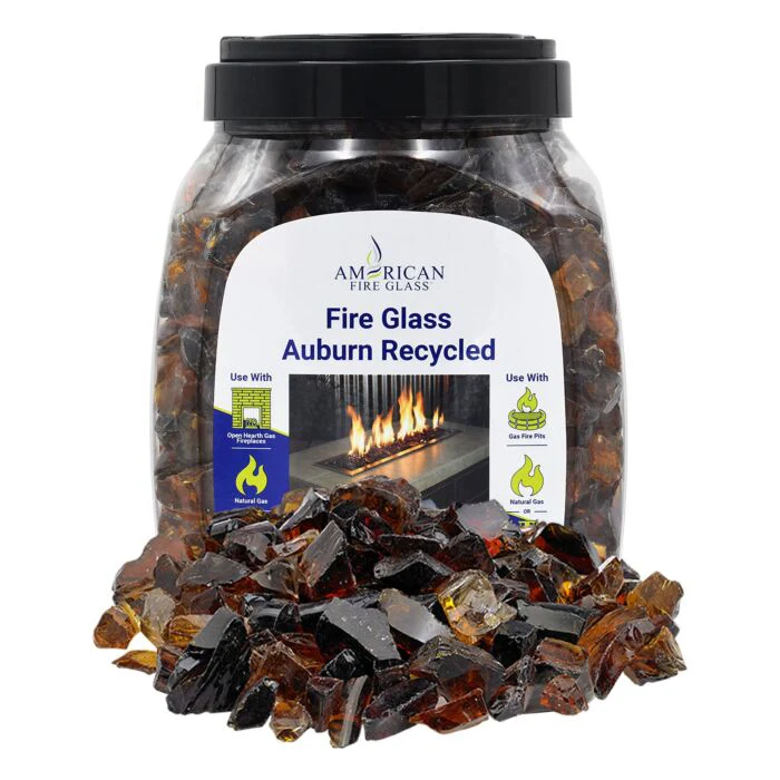 Recycled Fire Glass - 10lbs (Jar) - Image 3