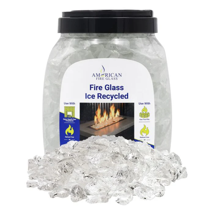 Recycled Fire Glass - 10lbs (Jar) - Image 6