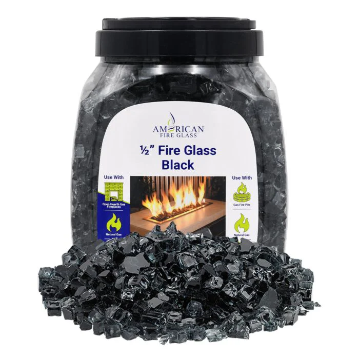 1/2" Classic Fire Glass - 10lbs (Jar) - Image 4