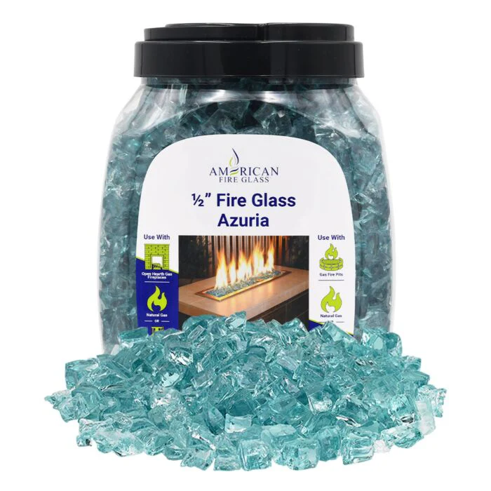 1/2" Classic Fire Glass - 10lbs (Jar) - Image 5