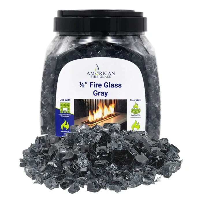 1/2" Classic Fire Glass - 10lbs (Jar) - Image 6