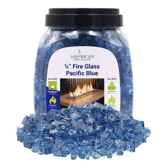 1/2" Classic Fire Glass - 10lbs (Jar) - Image 7