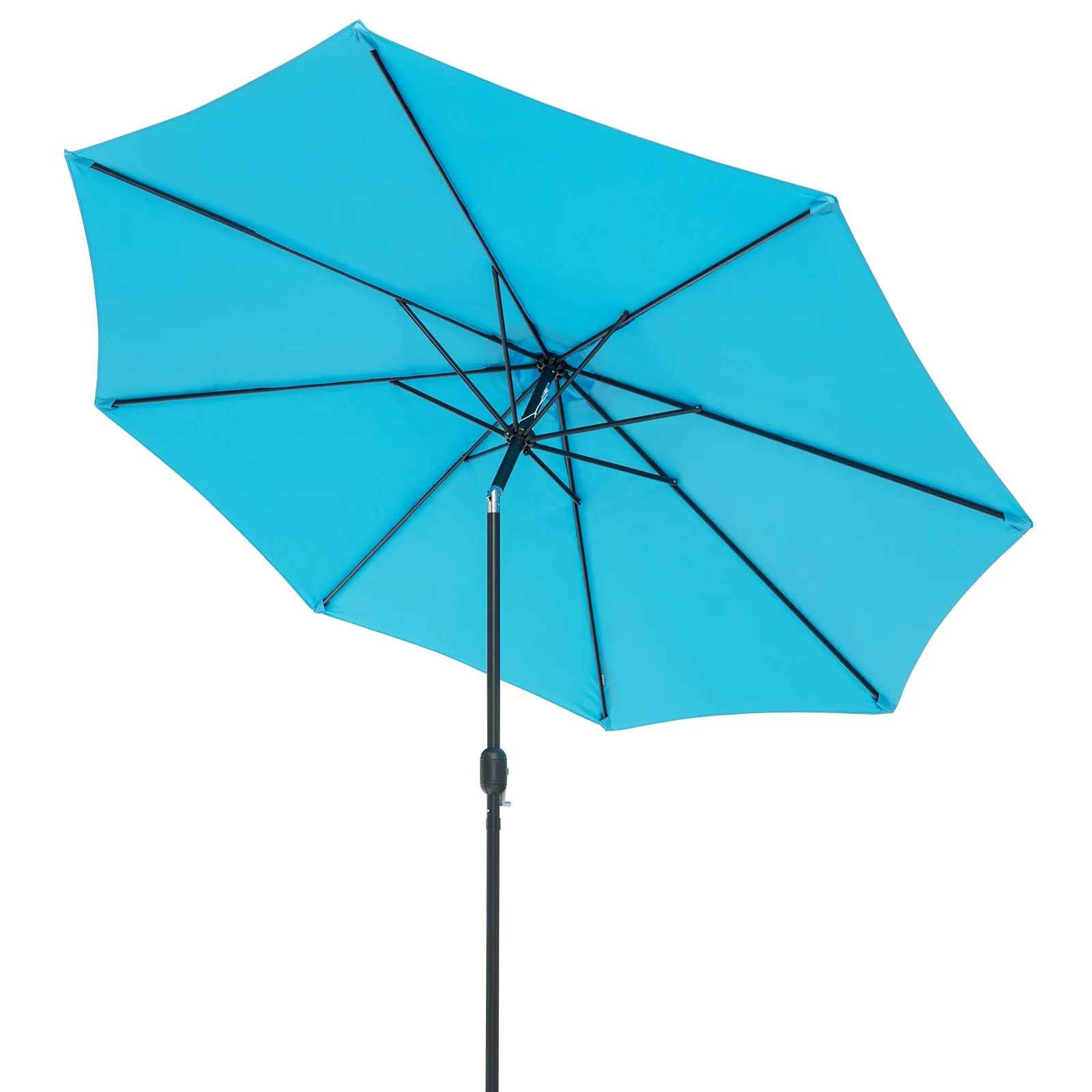 10 Feet Outdoor Patio Umbrella with Tilt Adjustment and Crank - Image 9