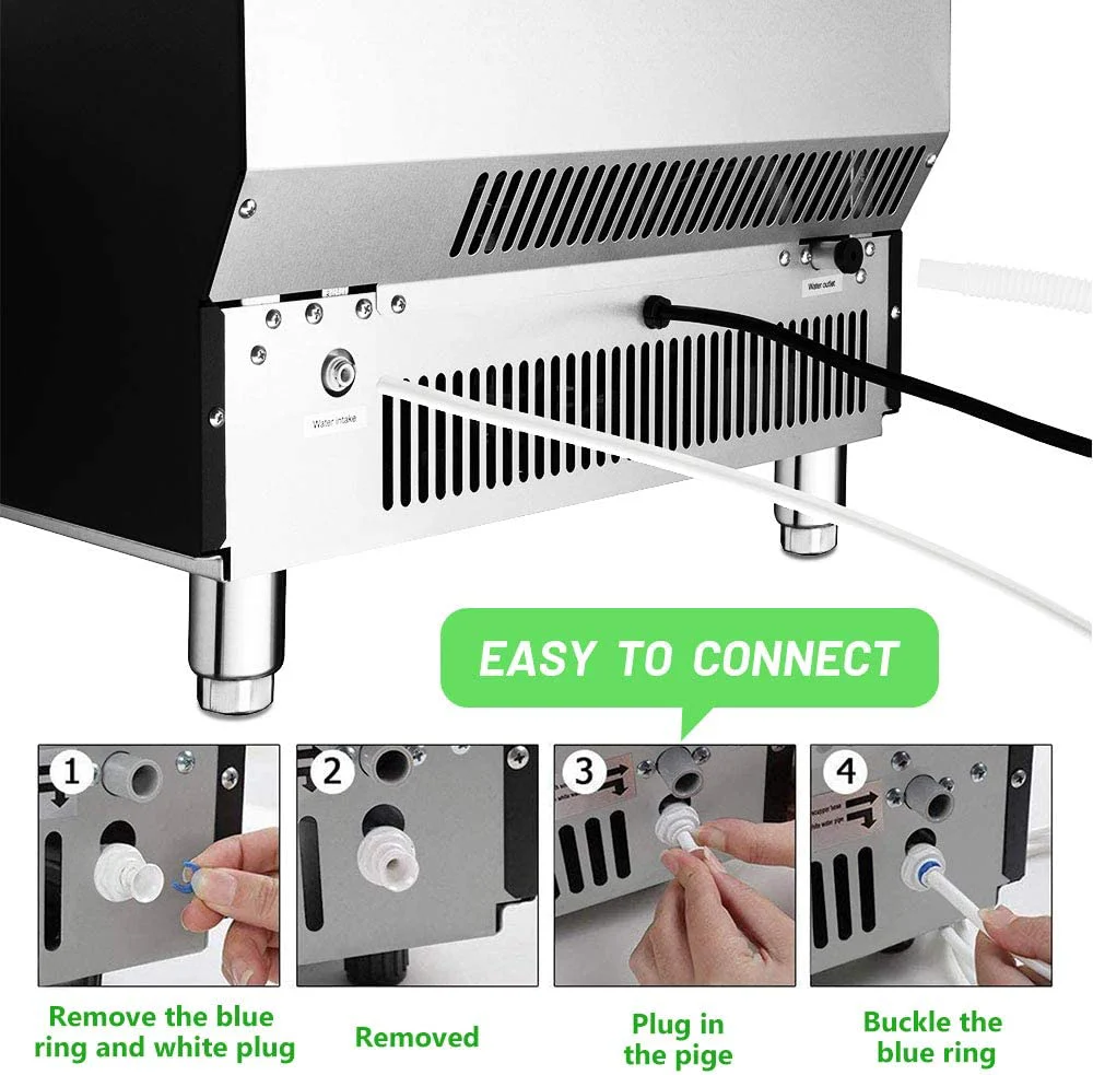 Freestanding Commercial Ice Maker - Z5845A - Multiple Sizes - 100LBS 200LBS 265LBS - Image 10