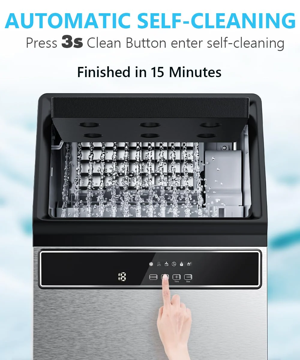Freestanding Commercial Ice Maker - Z5845A - Multiple Sizes - 100LBS 200LBS 265LBS - Image 25