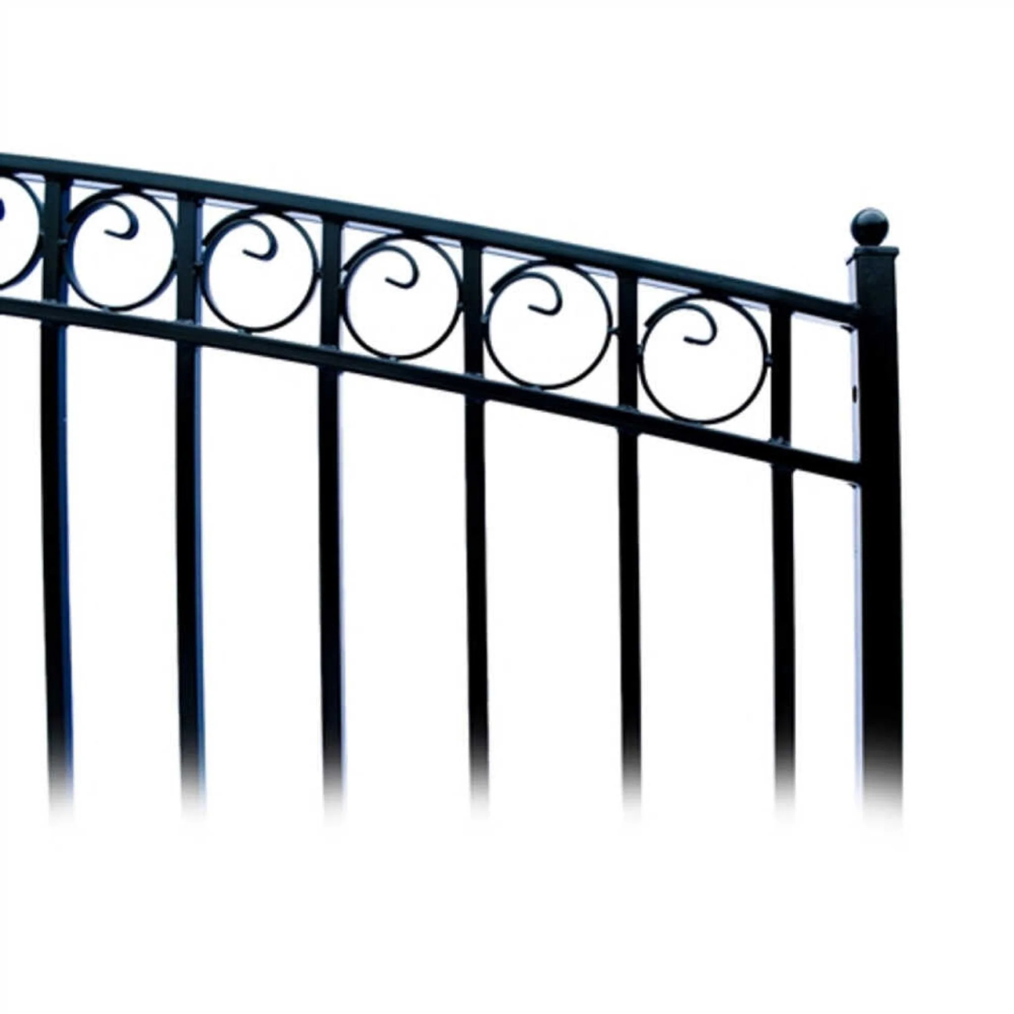 12FT - 18FT Heavy-Duty Paris-Style Steel Premium Dual-Swing Driveway Gate - Image 15