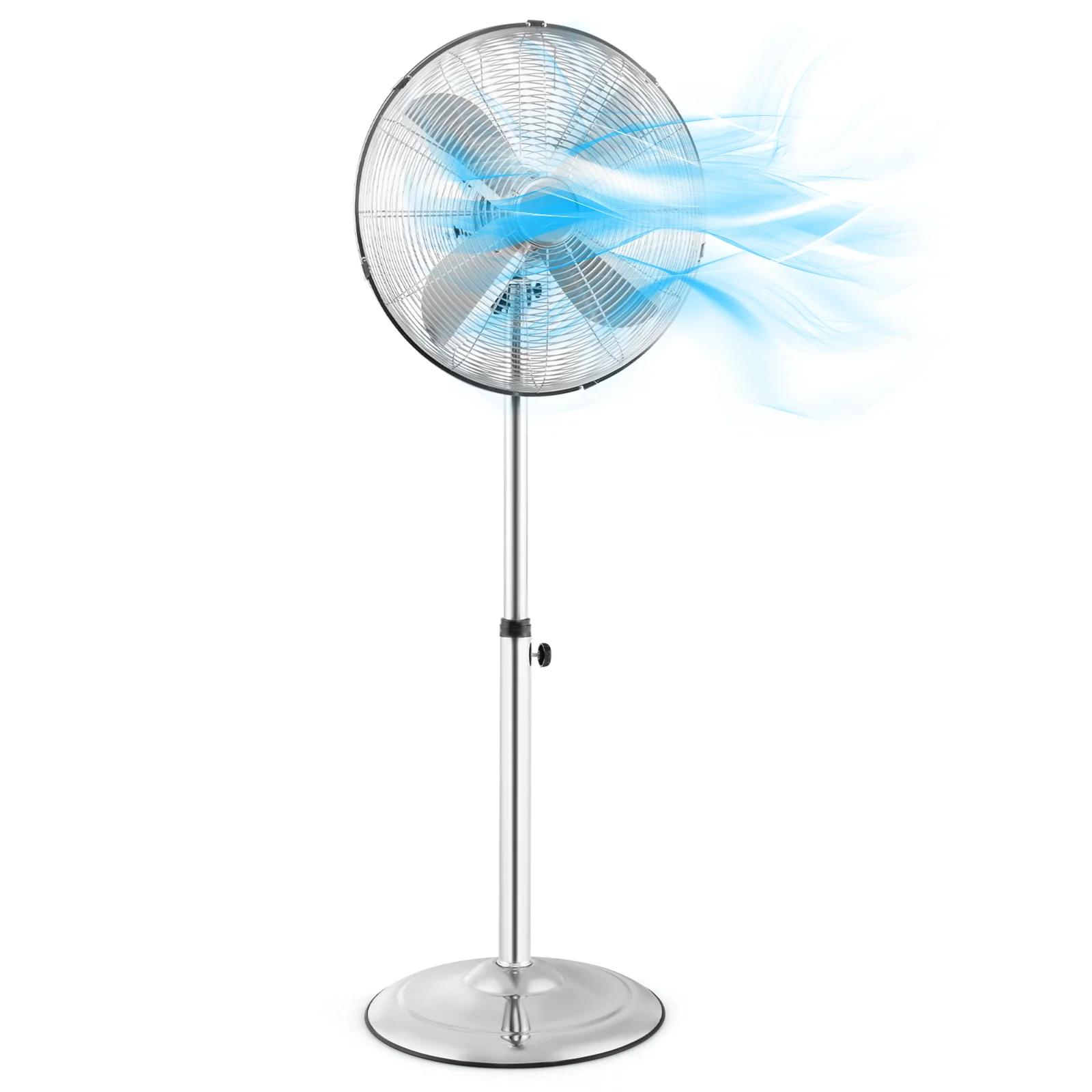 16 Inch Pedestal Standing Fan Oscillating Pedestal Fan with 3 Speeds and Adjustable Height - Image 10