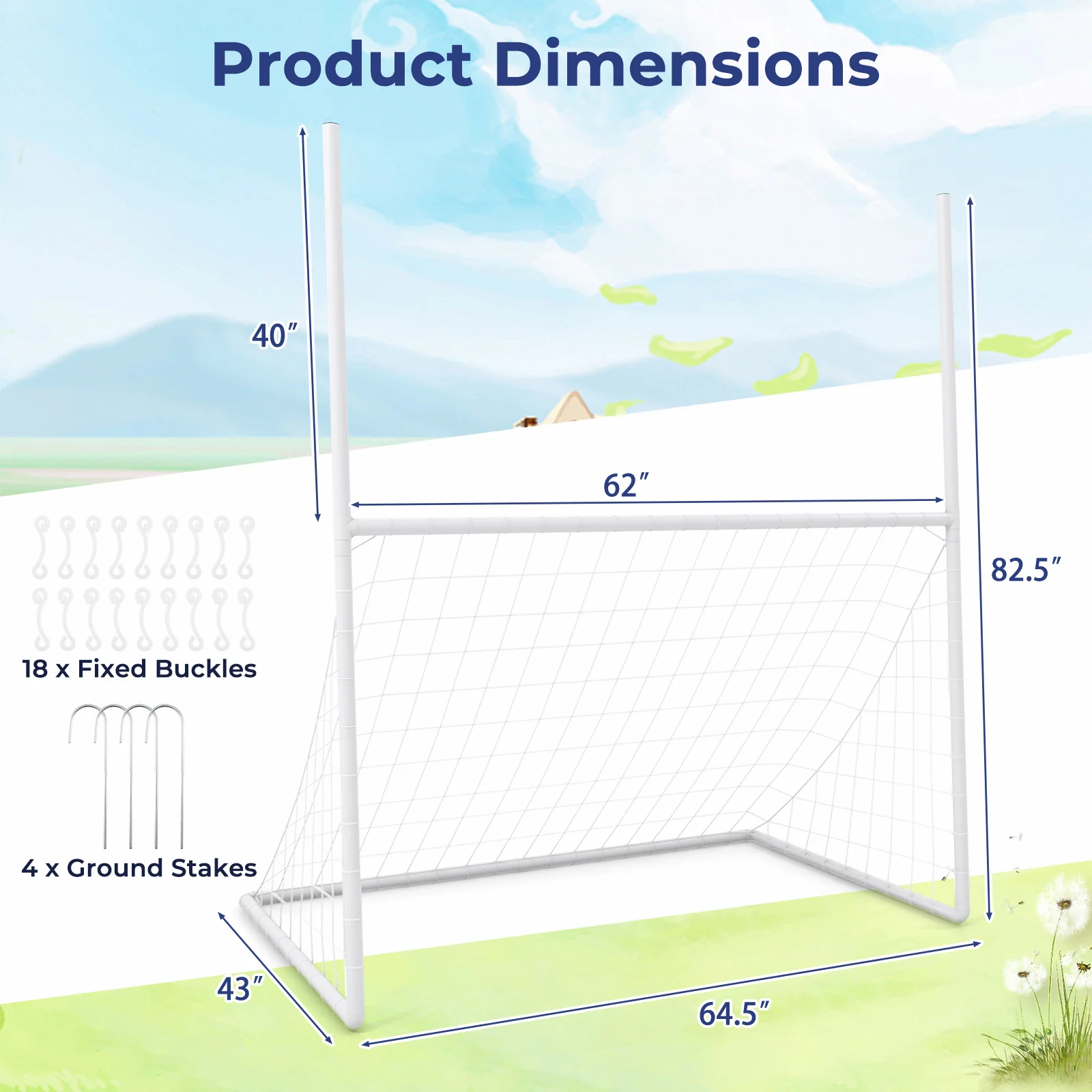 2 in 1 All Weather Football Training Equipment for Park School - Image 4