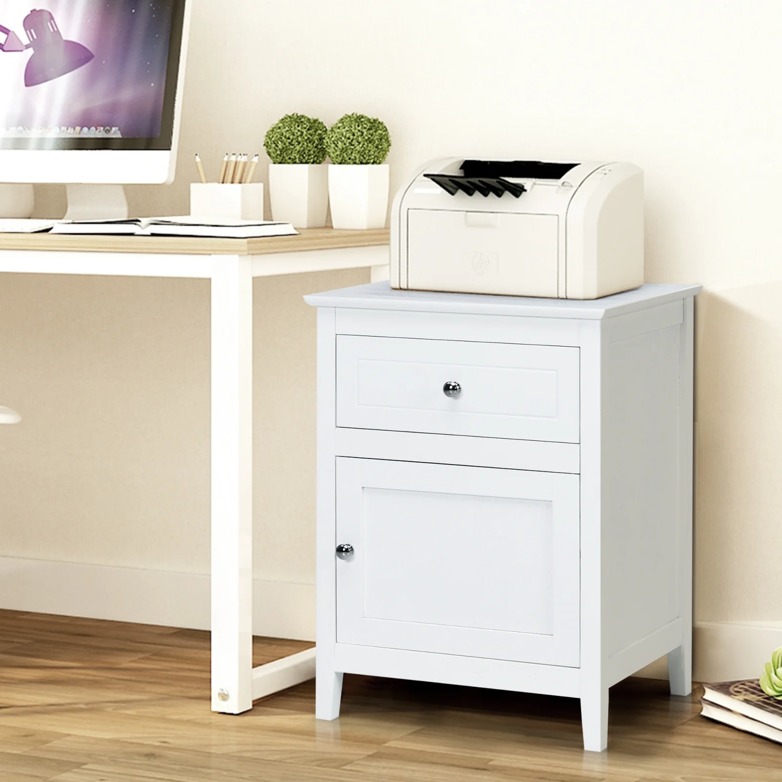 2-Tier Accent Table with Spacious Tabletop - Image 7
