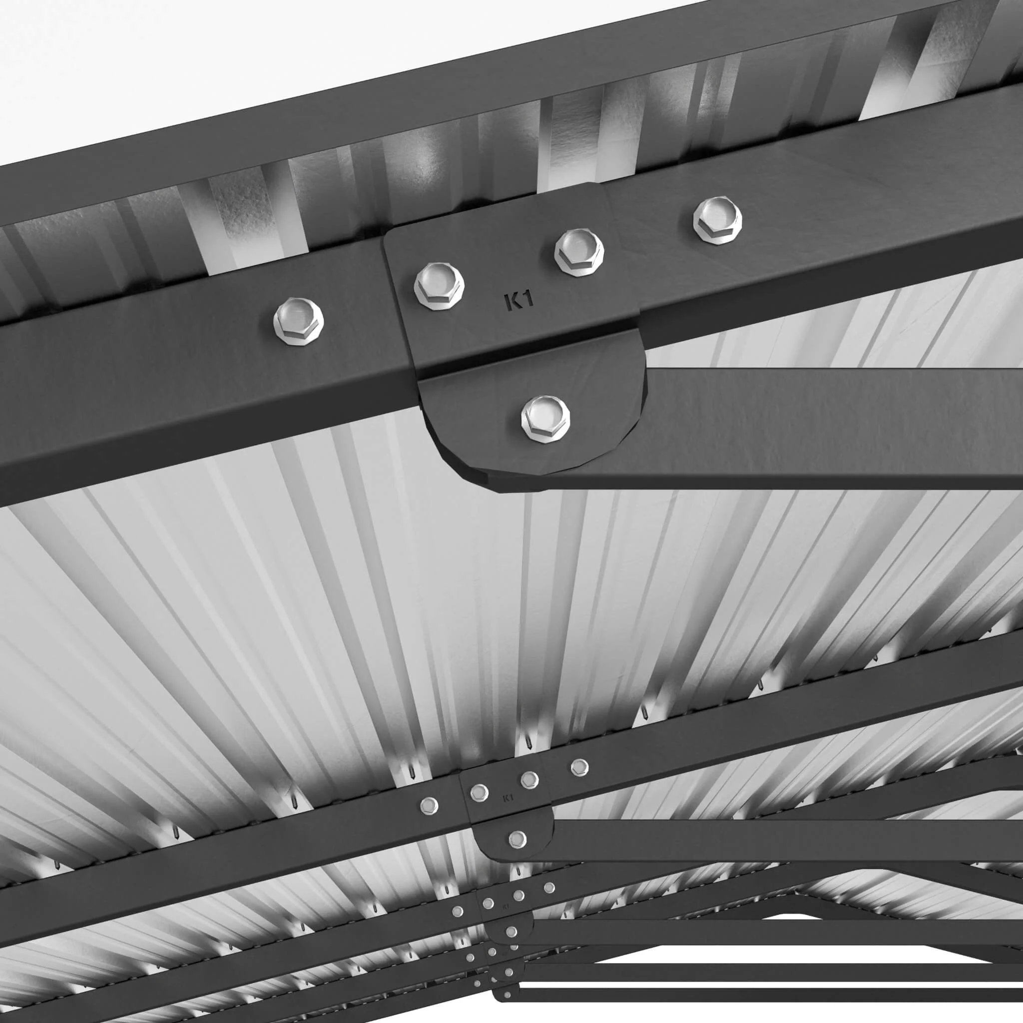 20' x 20' FT Alora Extra Large Heavy-Duty Outdoor Metal Carport With Galvanized Steel Roof - Image 13