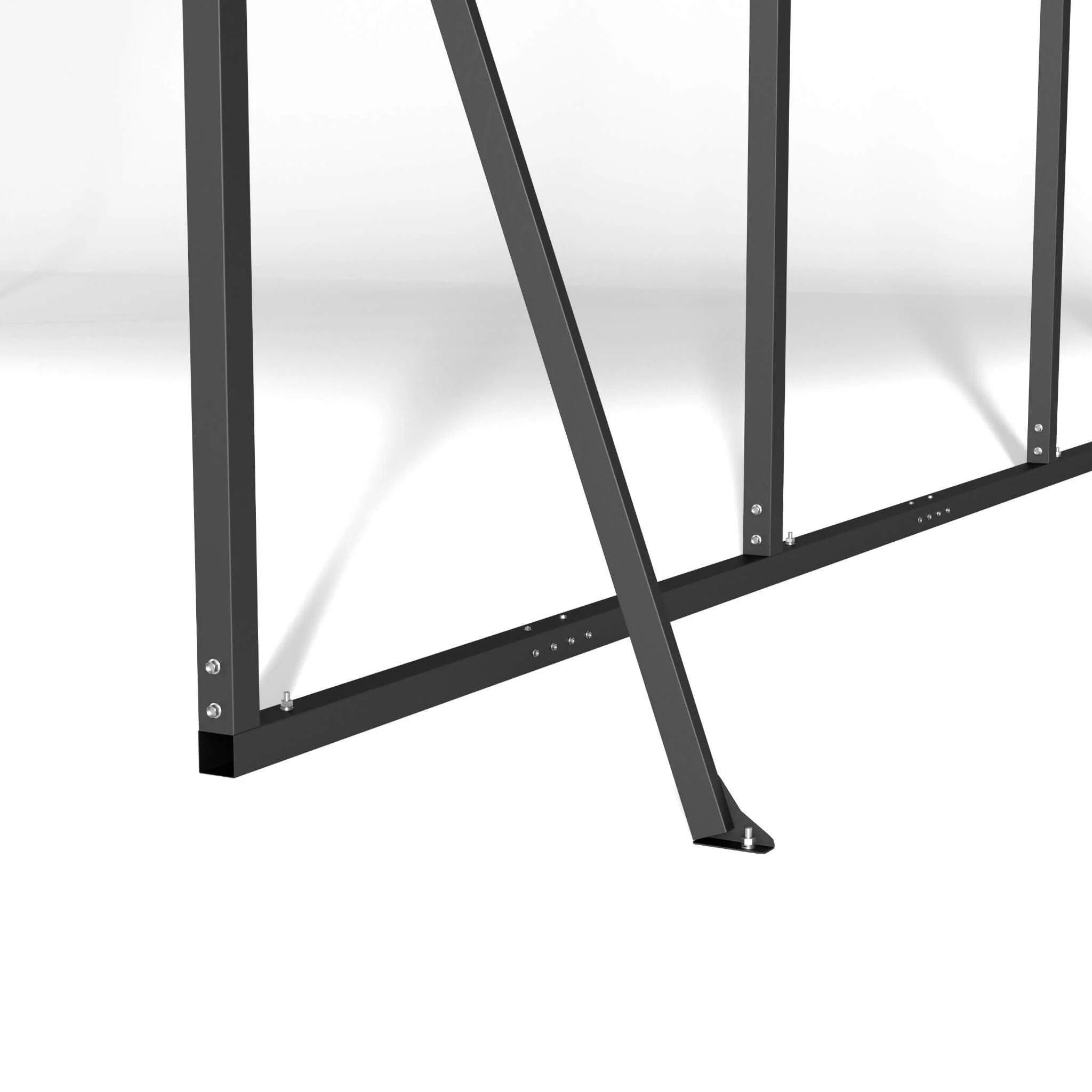 20' x 20' FT Alora Extra Large Heavy-Duty Outdoor Metal Carport With Galvanized Steel Roof - Image 9