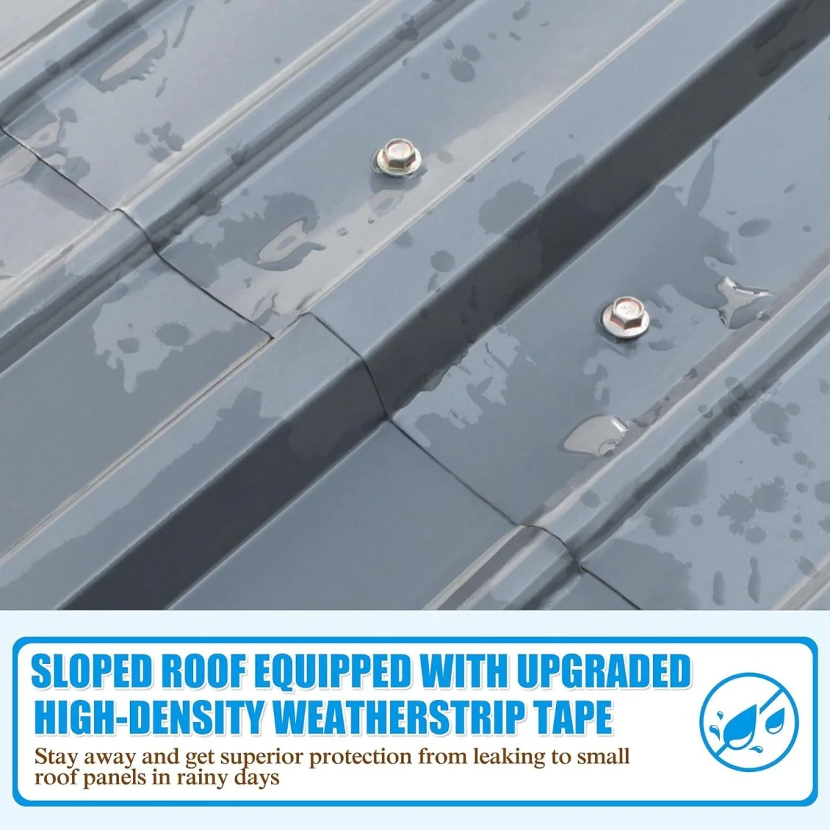 20' x 20' FT Alora Extra Large Premium Heavy-Duty Outdoor Metal Carport Shelter - Image 7