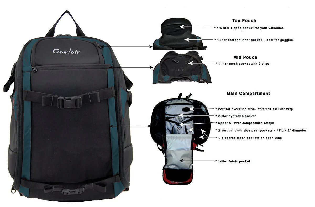 27 or 32 Liter Glide Ski Pack - Image 6