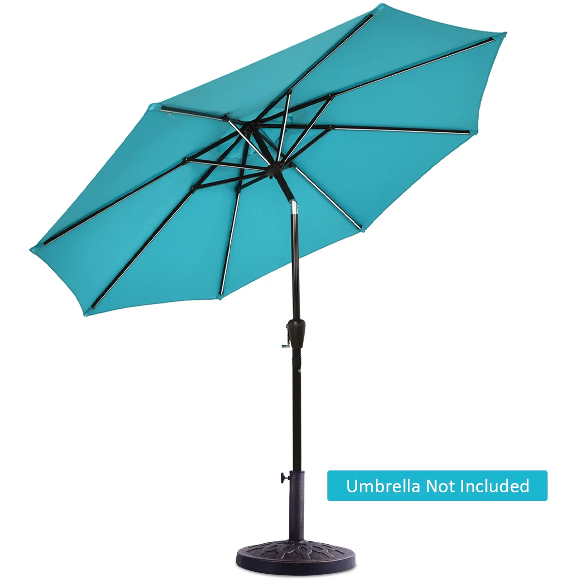 30lbs 18 Inches Heavy Duty Outdoor Patio Market Umbrella Base - Image 6