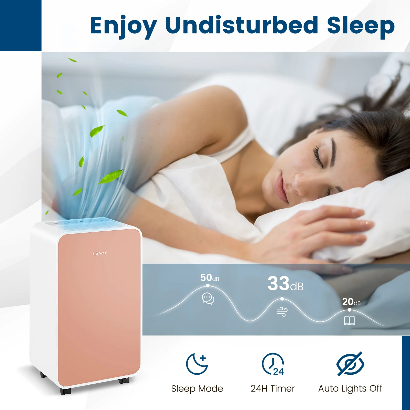 32 Pints/Day Portable Quiet Dehumidifier for Rooms up to 2500 Sq. - Image 6