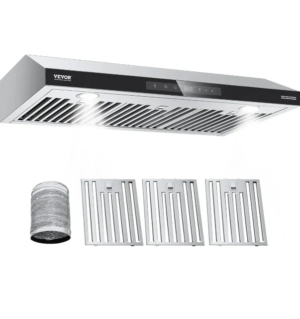 36" Under Cabinet Range Hood Vent Hood 900CFM Gesture & Touch Control - Image 5