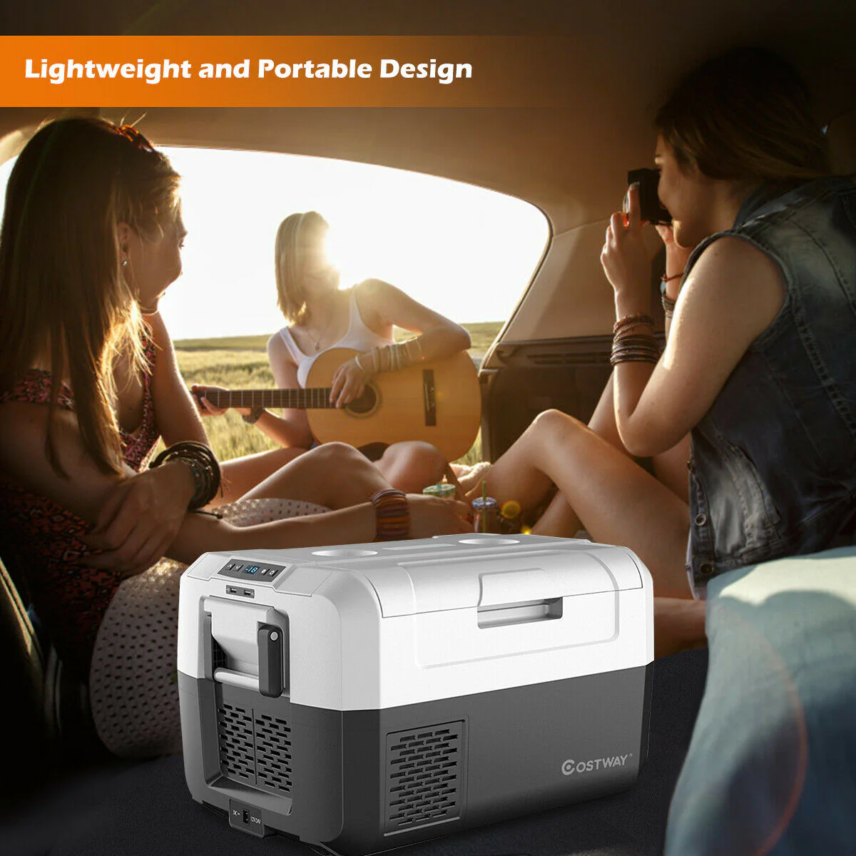 37 Quart Portable Electric Compressor Camping Car Cooler - Image 3