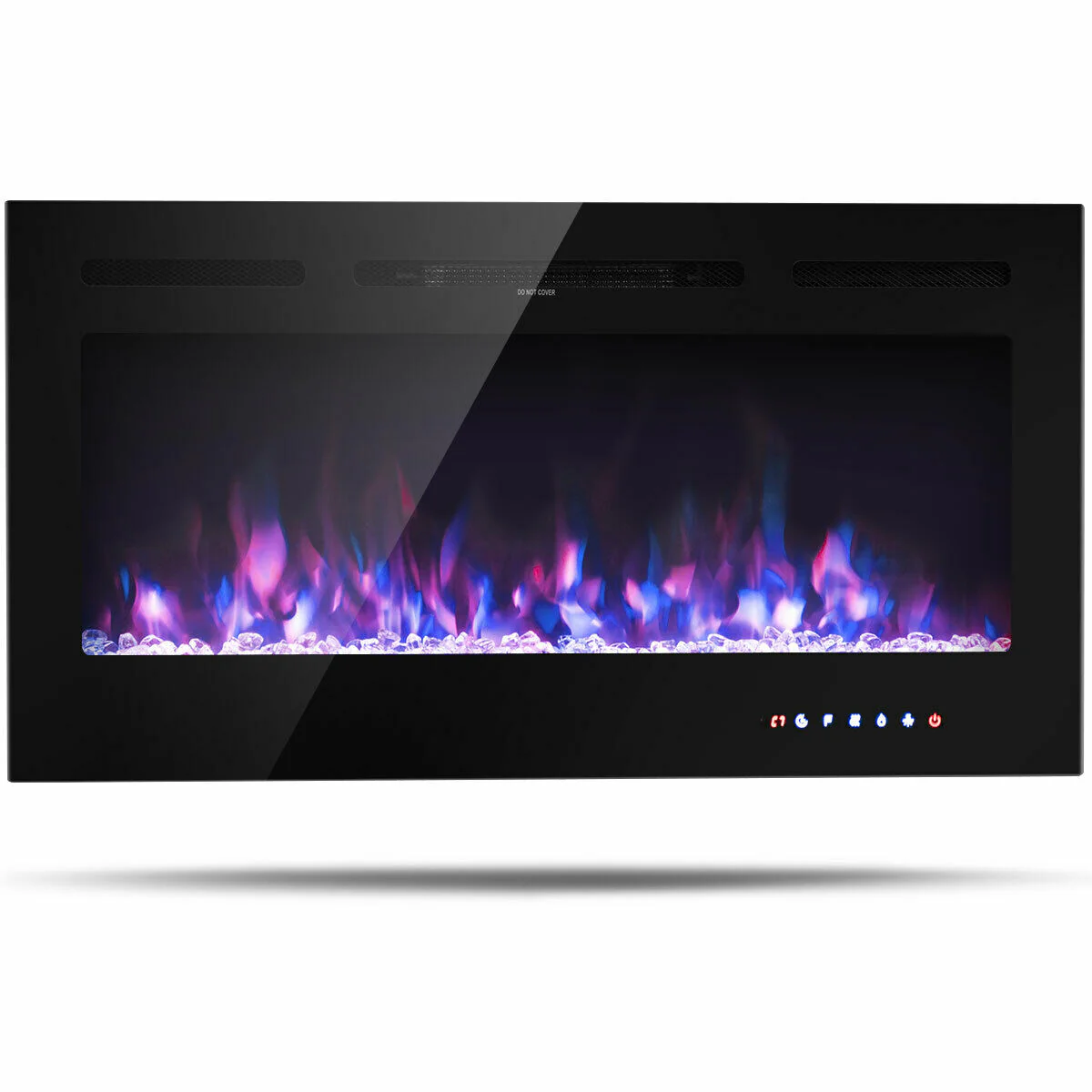 40-Inch Electric Fireplace Recessed with Thermostat - Image 3