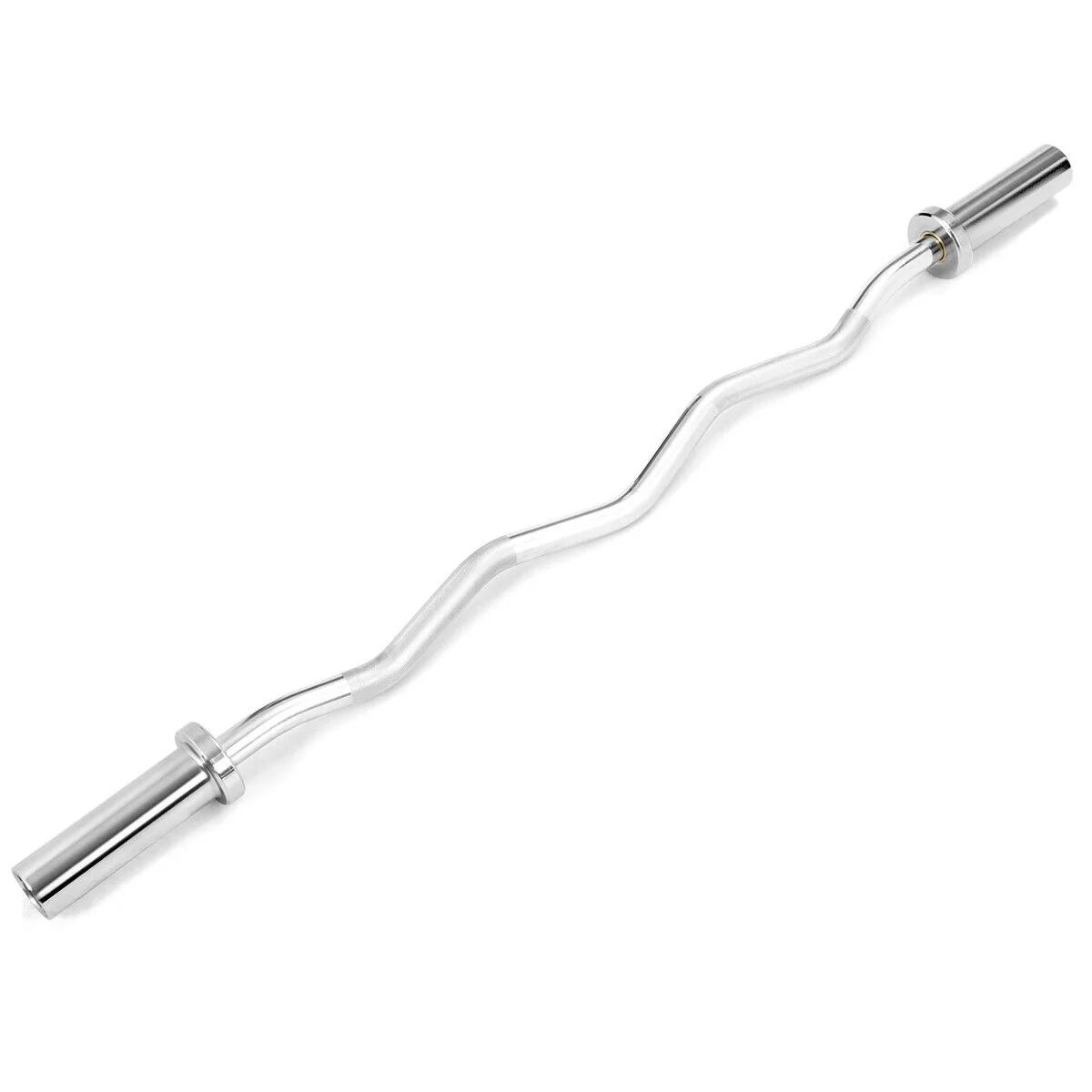 47 Inch Chrome Steel Home Gym Fitness Equipment Bar - Image 3