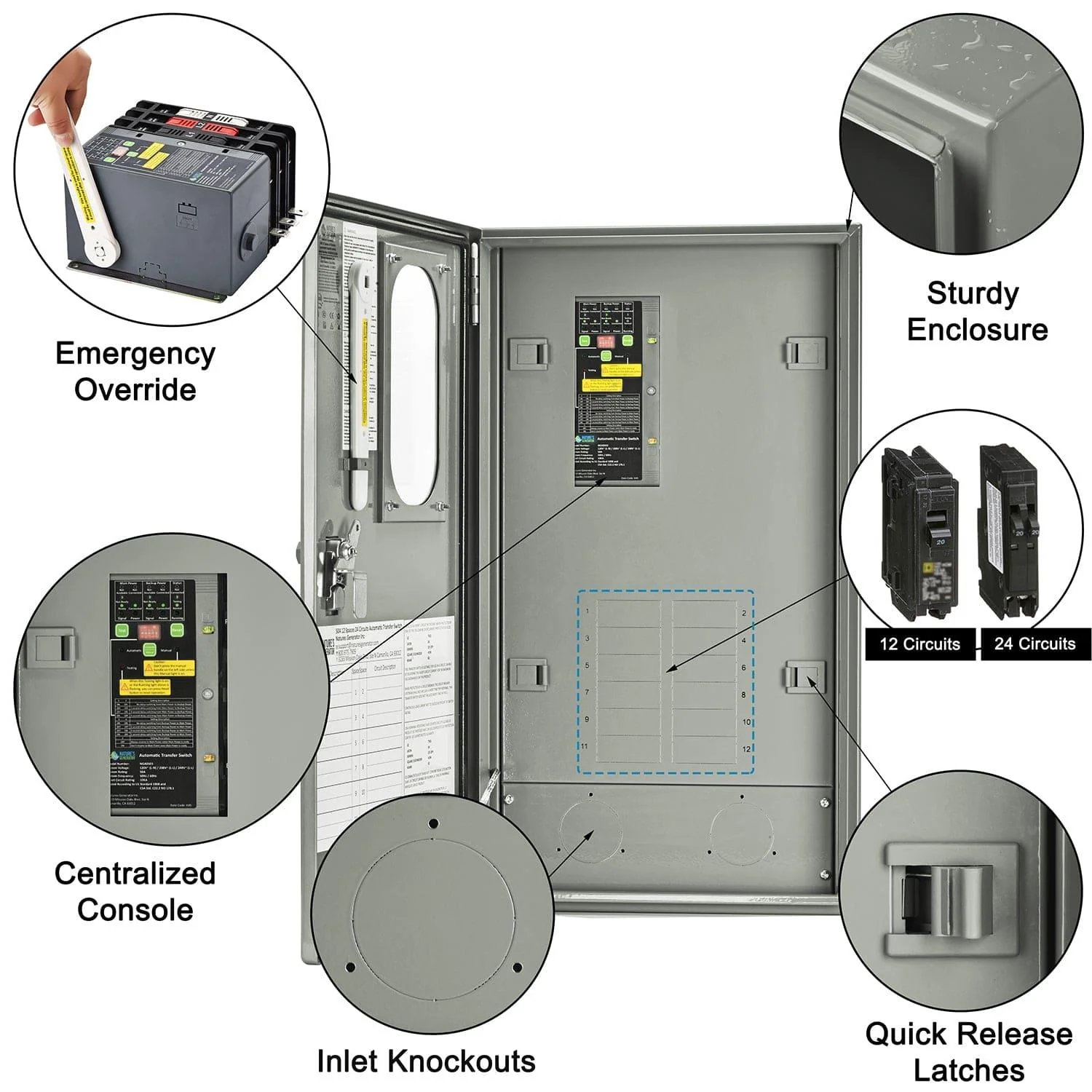 50A Automatic Generator Transfer Switch - Image 7