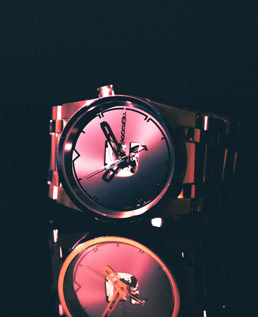 50mm Automatic - Washington Edition (Silver/Black) Watch - Image 3