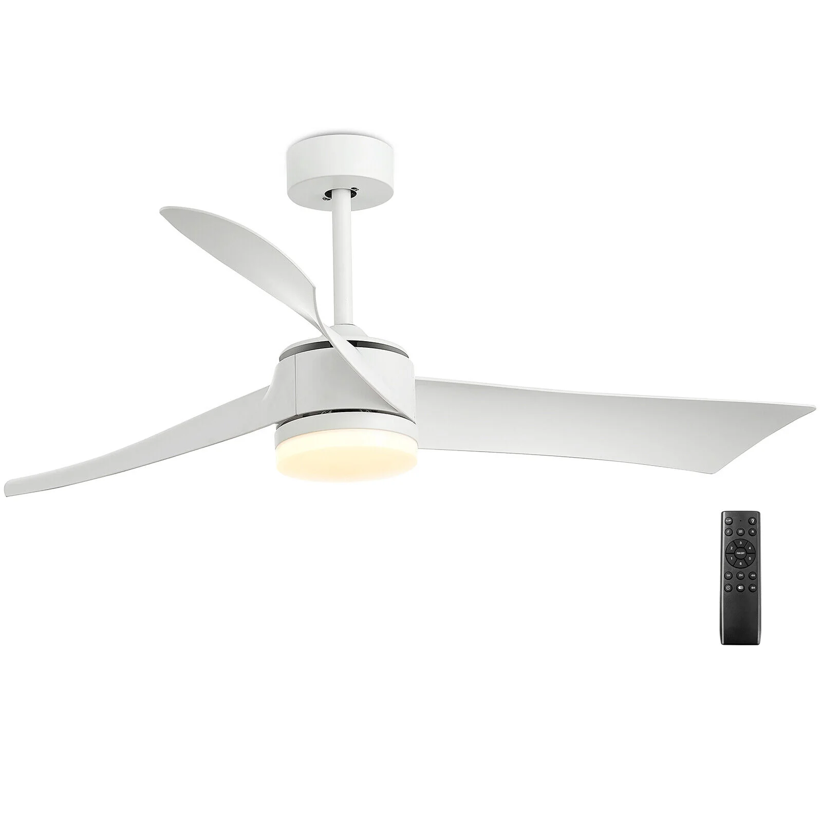52 Inch Reversible Ceiling Fan with Light - Image 7