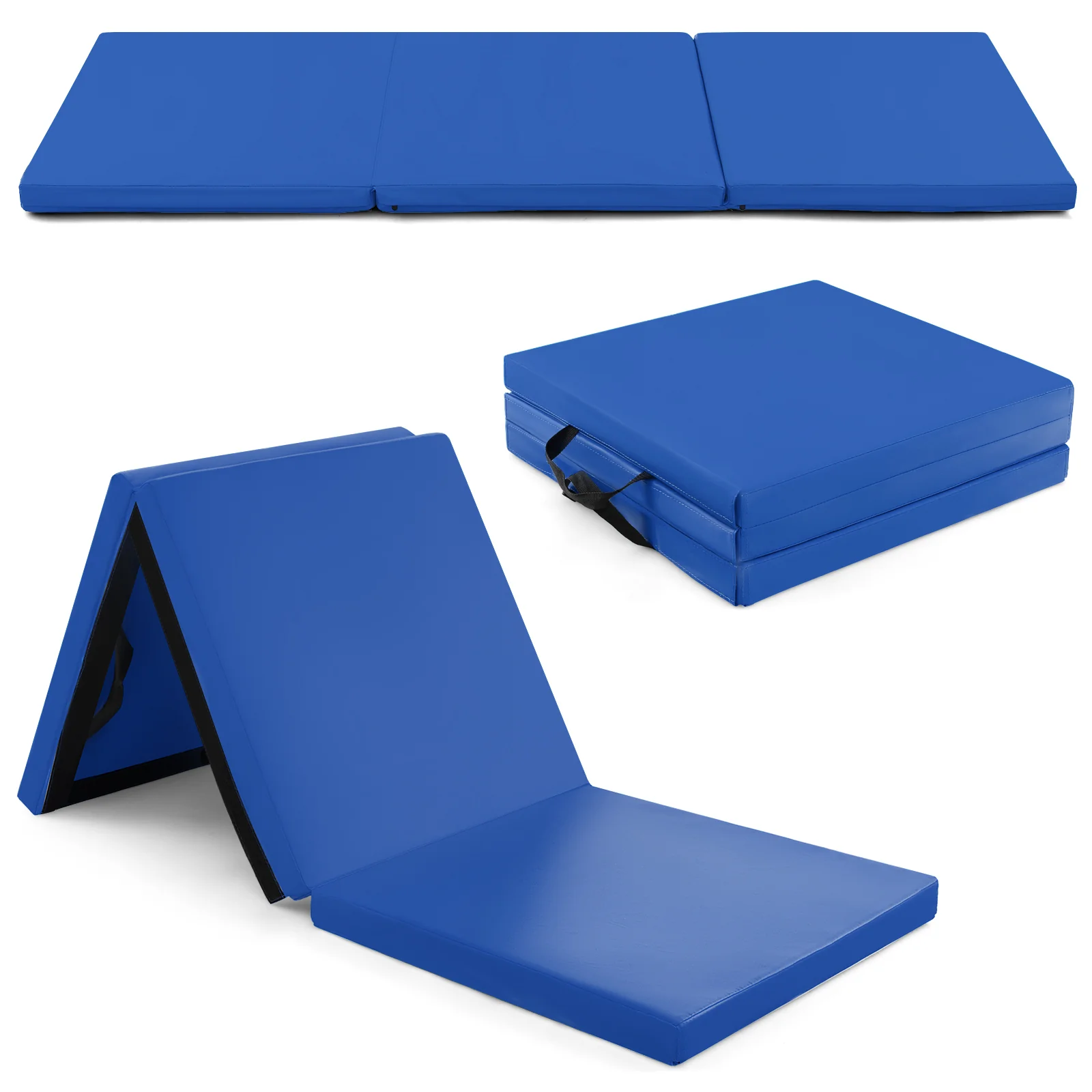 6 x 2 FT Tri-Fold Gym Mat with Handles and Removable Zippered Cover - Image 10