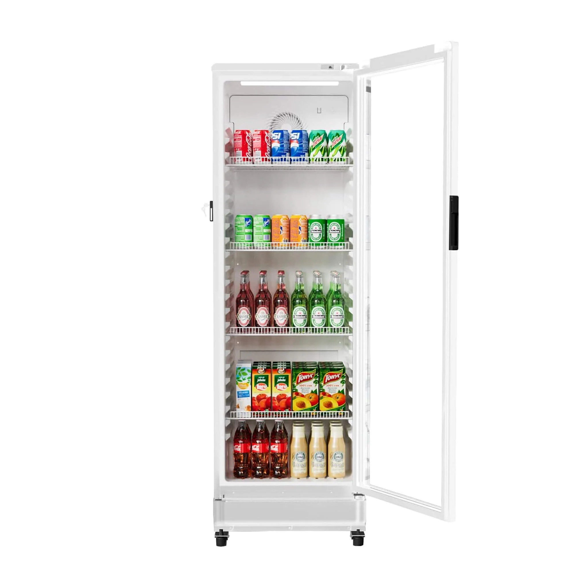 8.5 Cu.Ft Commercial Single Glass Door Beverage Merchandiser Refrigerator - Image 2