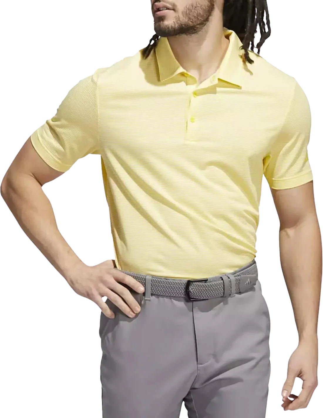 Adidas Otman Pencil Stripe Polo - Image 2