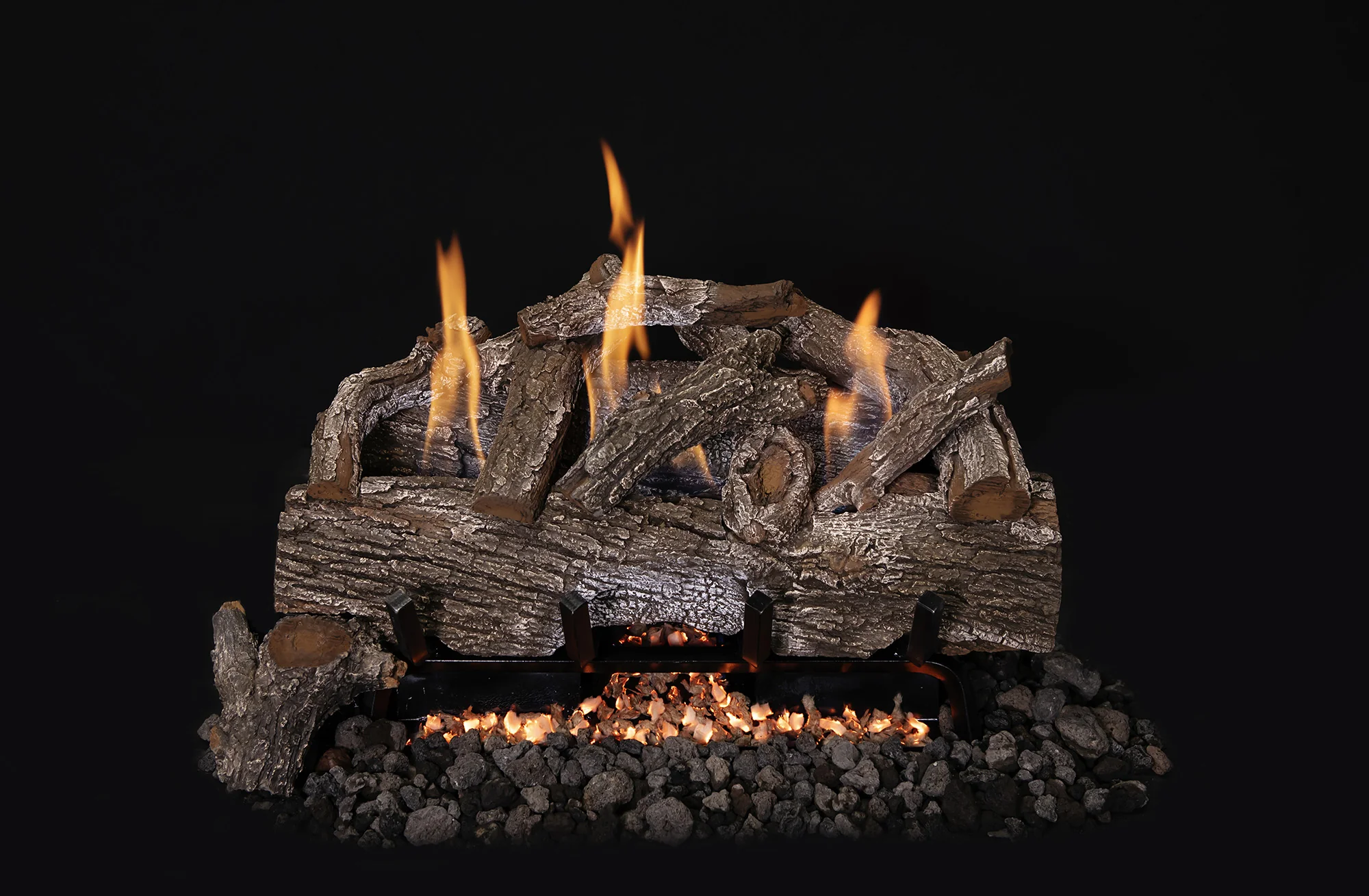 Aged Red Oak Vent Less Log Sets