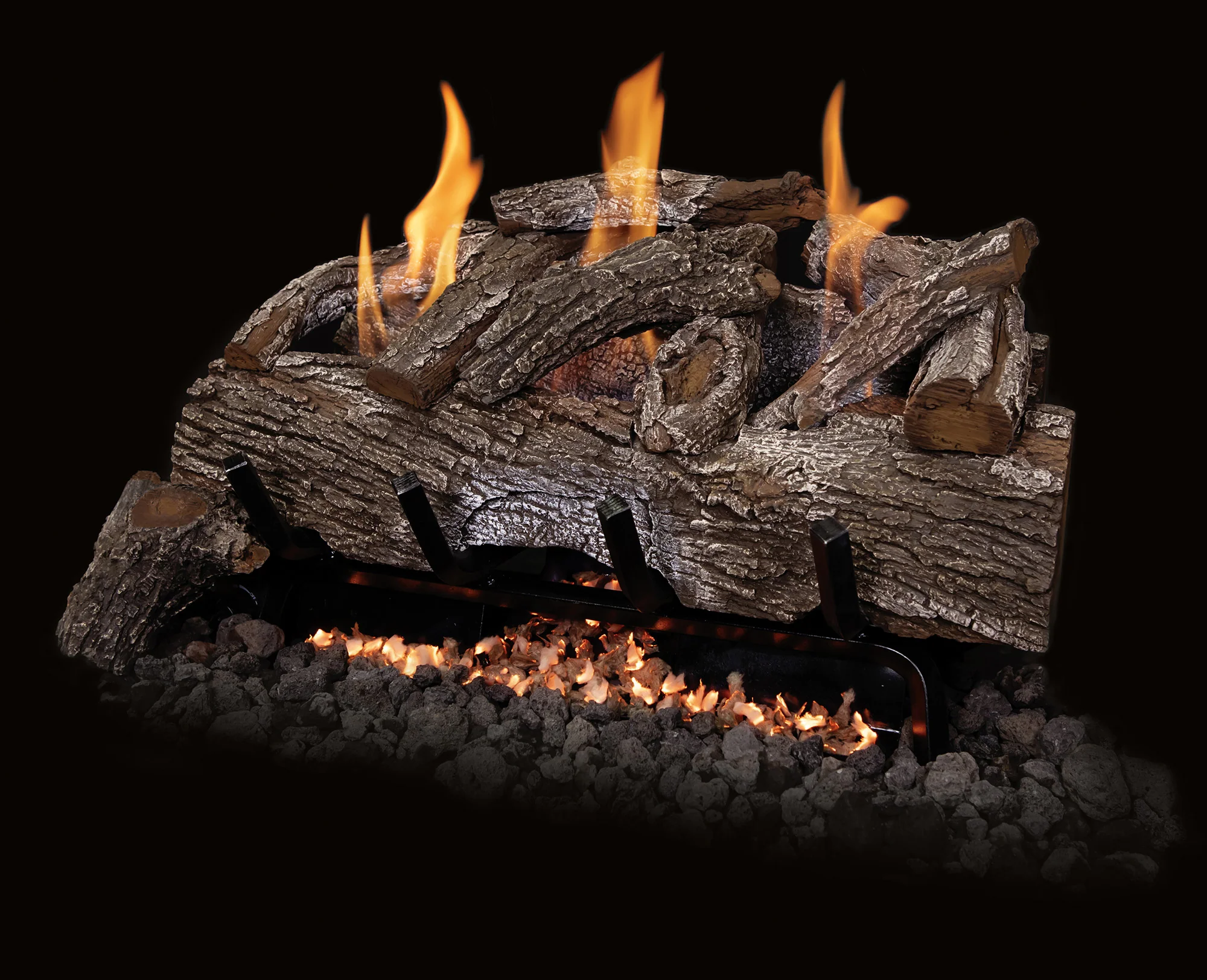 Aged Red Oak Vent Less Log Sets - Image 2