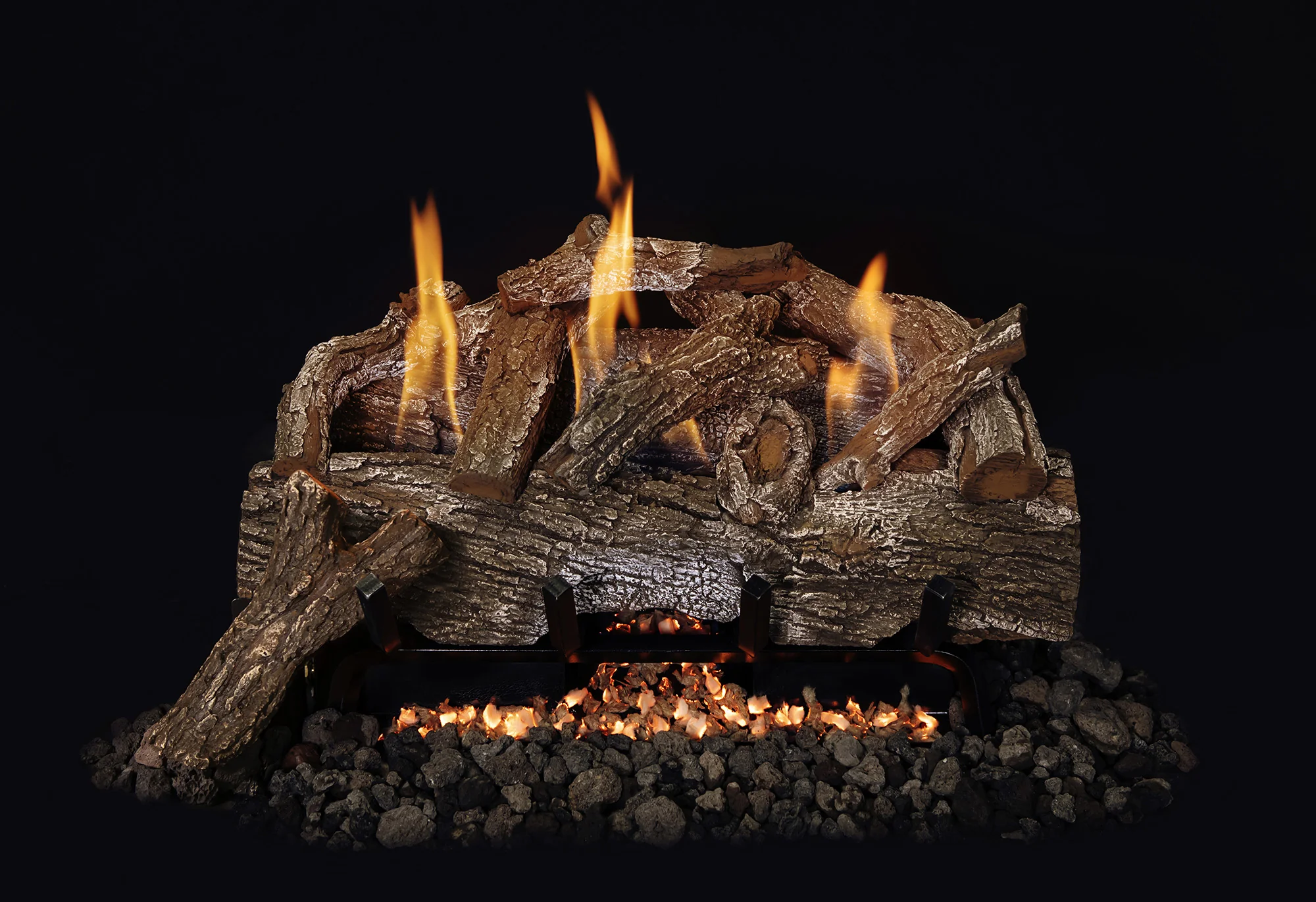 Aged Red Oak Vent Less Log Sets - Image 4