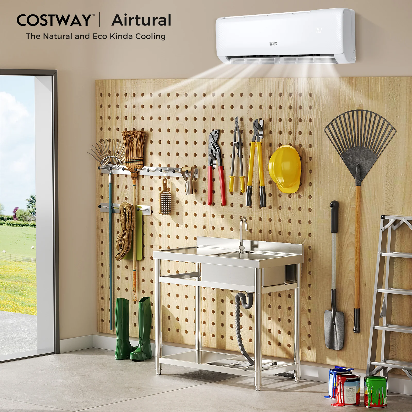 Airtural Series 18000 BTU 21 SEER2 Ductless Mini Split Air Conditioner and Heater 208-230V Energy Star Certified - Image 3