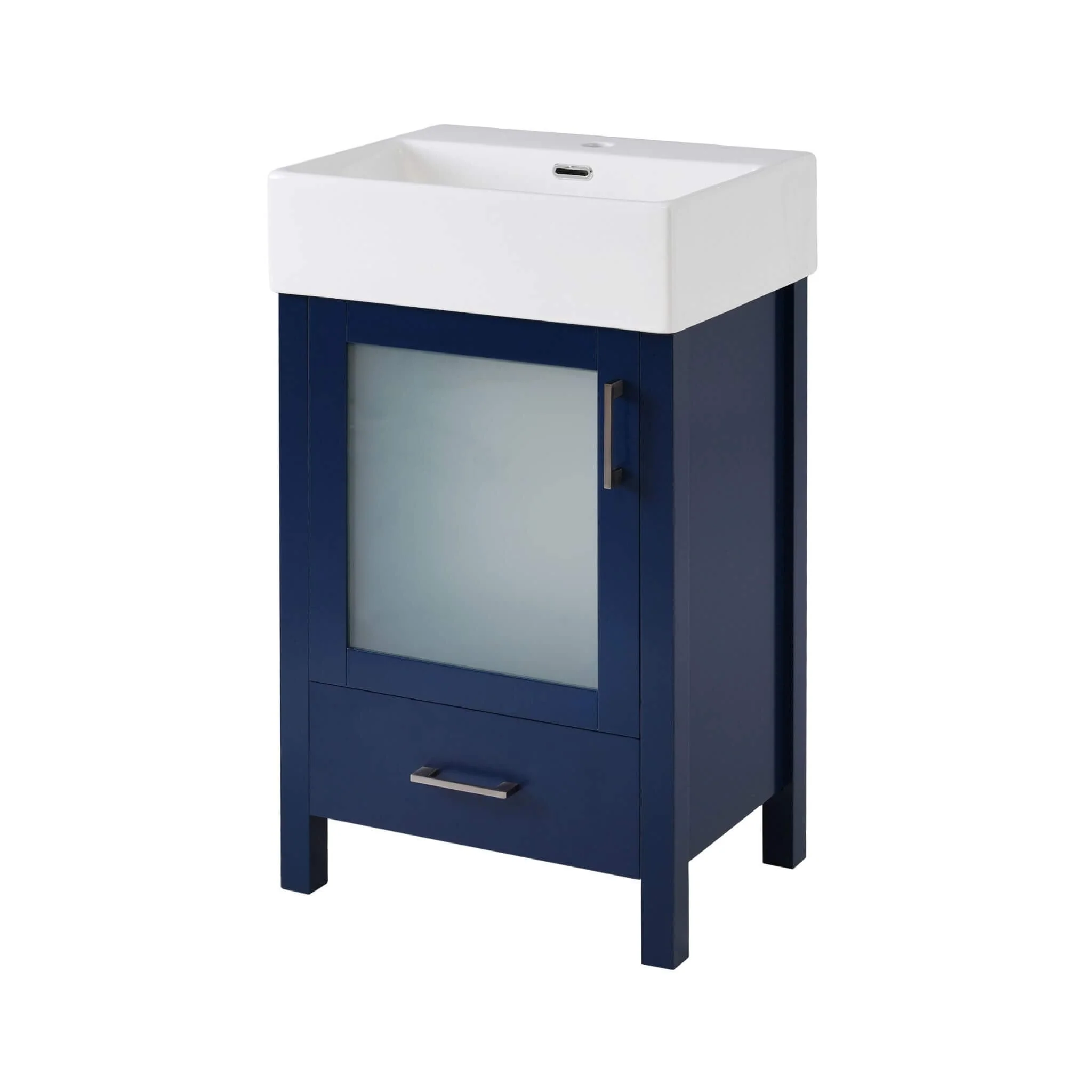Alora 20-Inch Modern Bathroom Vanity With Ceramic Sink And Storage Cabinet - Image 14