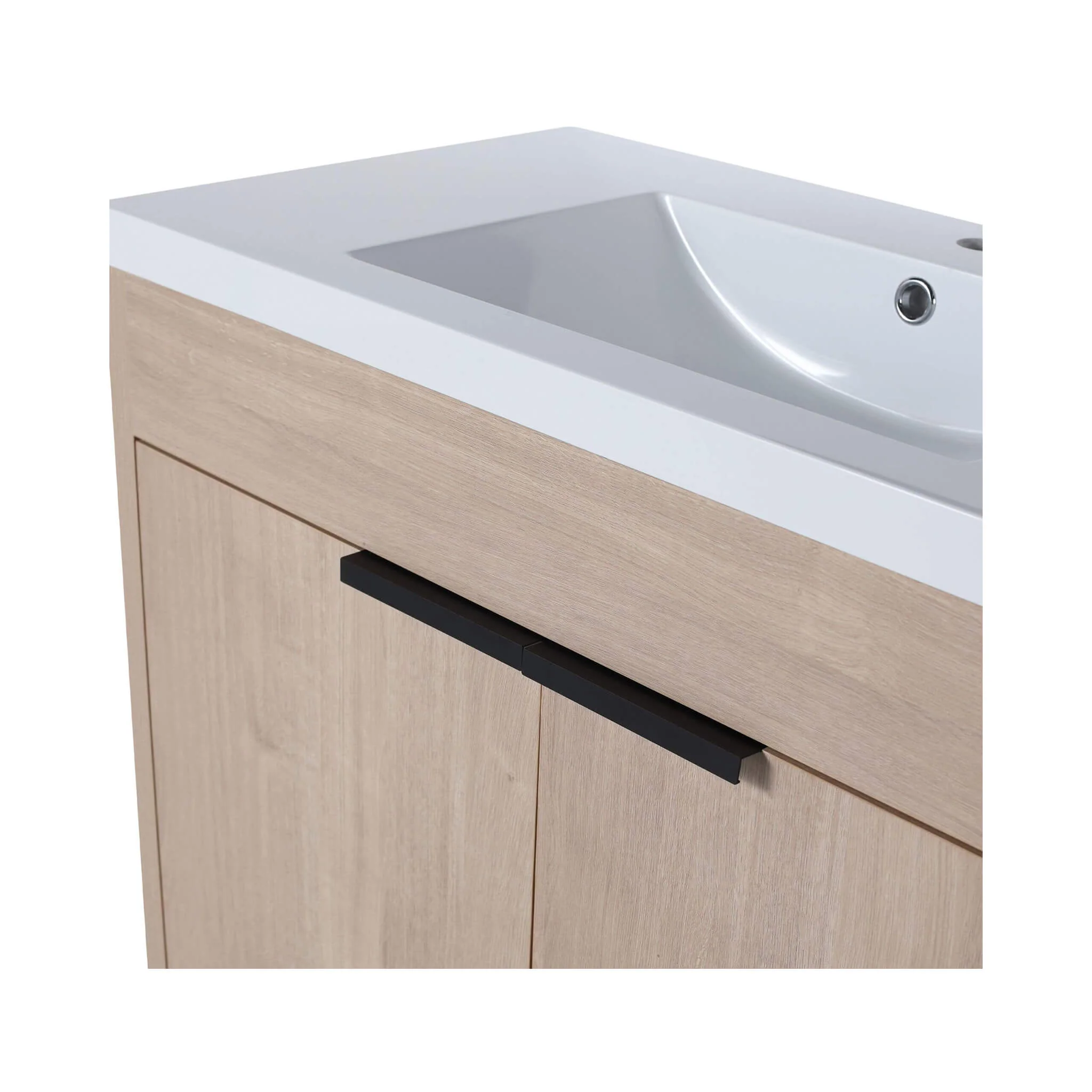 Alora 36-Inch Freestanding Bathroom Vanity With White Resin Sink - Image 8