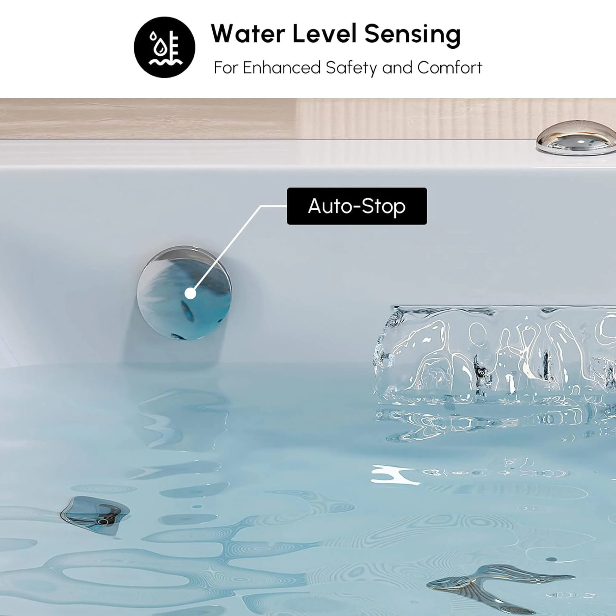 Alora 71-Inch Luxury 2-Person Jetted Whirlpool Tub With Massage And Thermostat Control - Image 5