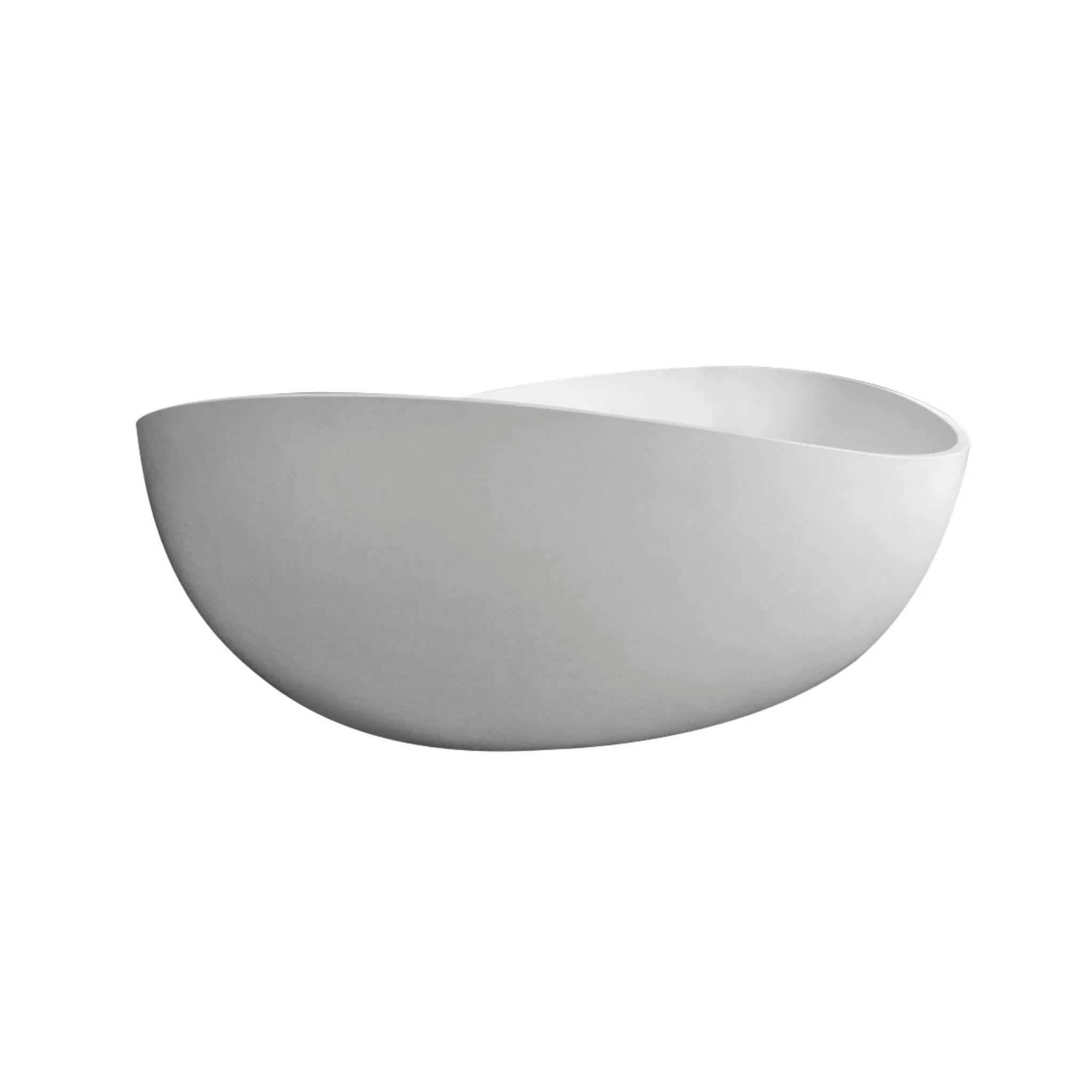 Alora Luxury 63-Inch Matte White Freestanding Soaking Bathtub With Overflow And Pop-Up Drain - Image 3