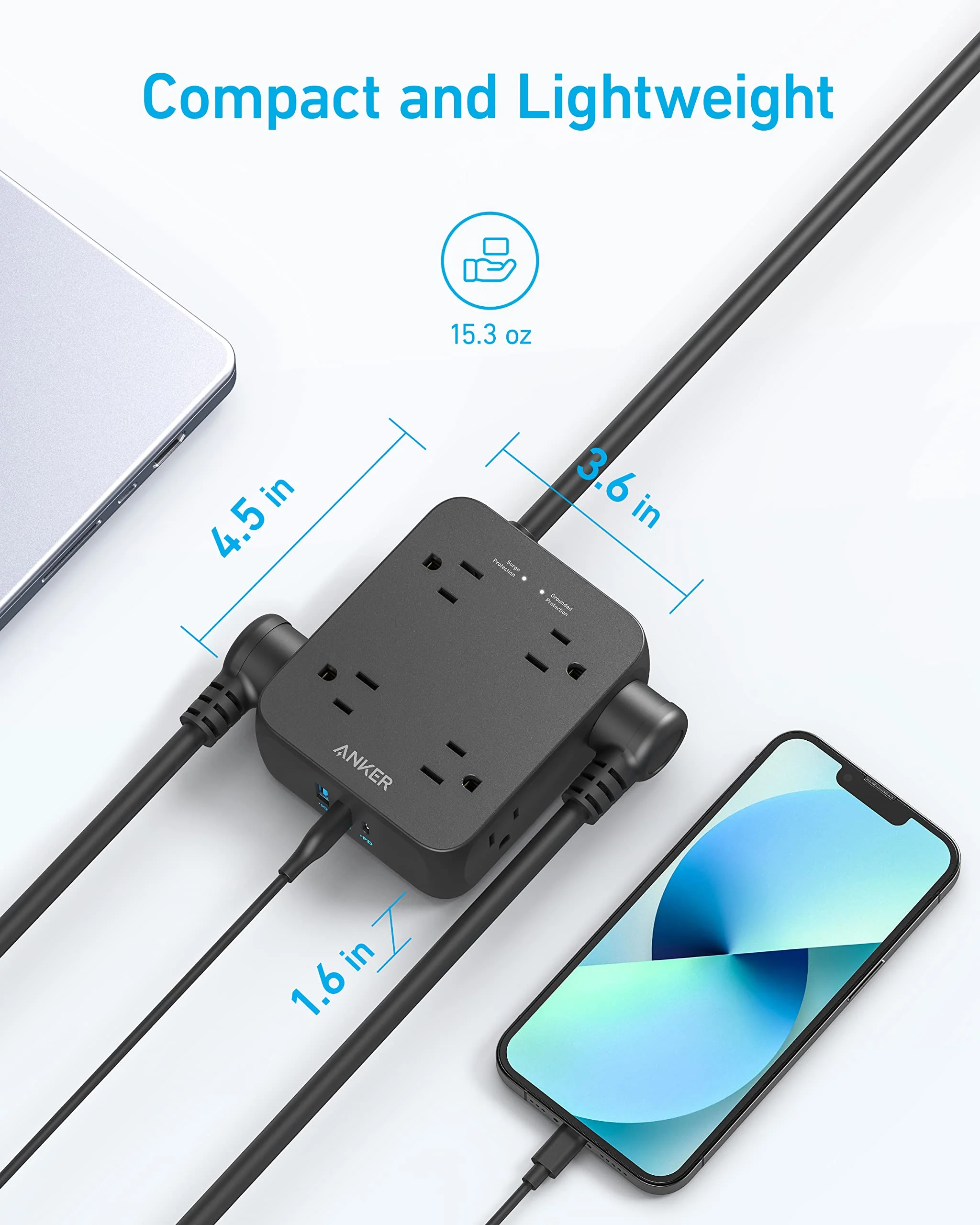 Anker 341 USB Power Strip - Image 12