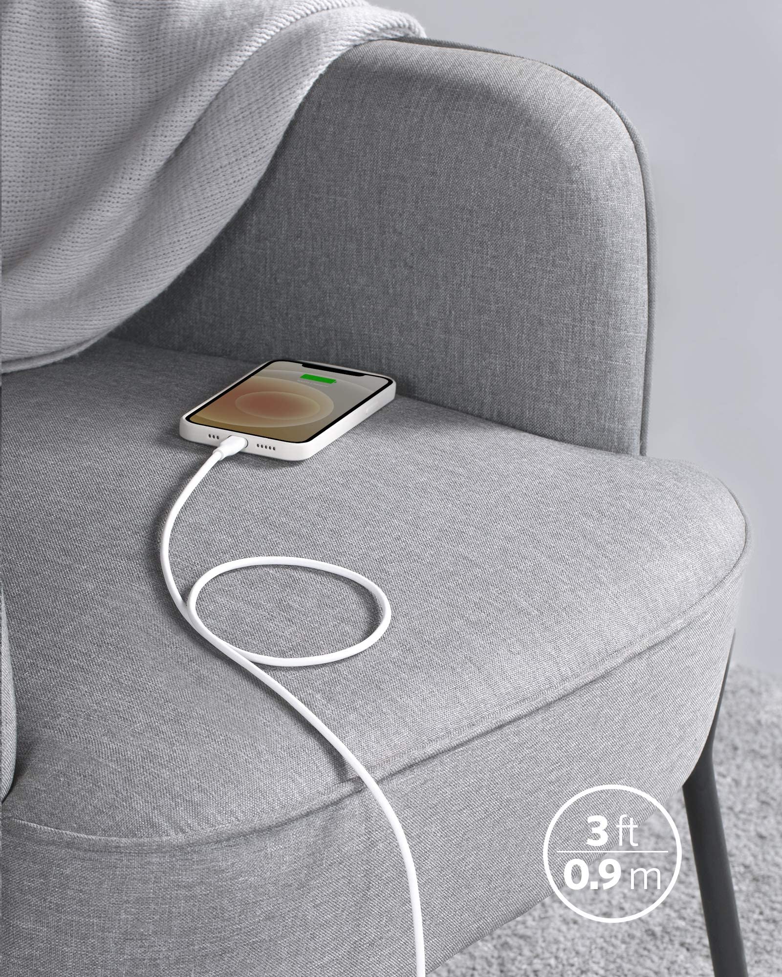 Anker 641 USB-C to Lightning Cable (Flow, Silicone) - Image 12