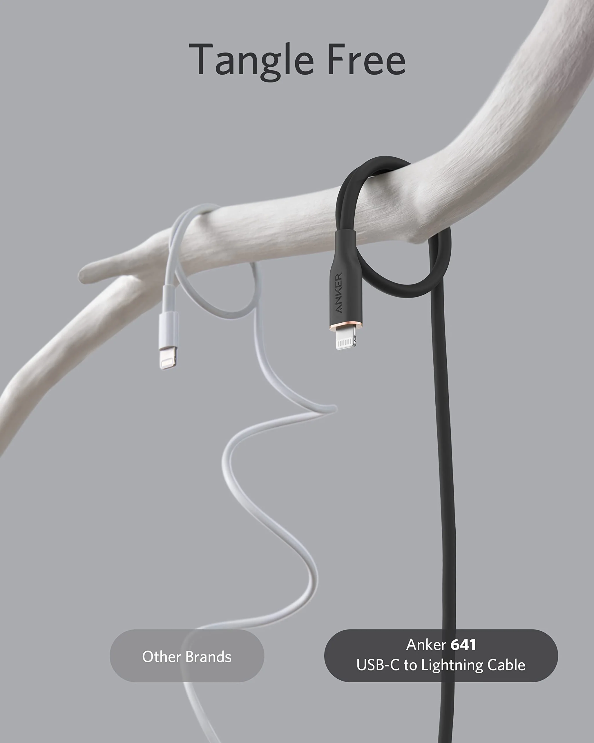 Anker 641 USB-C to Lightning Cable (Flow, Silicone) - Image 3
