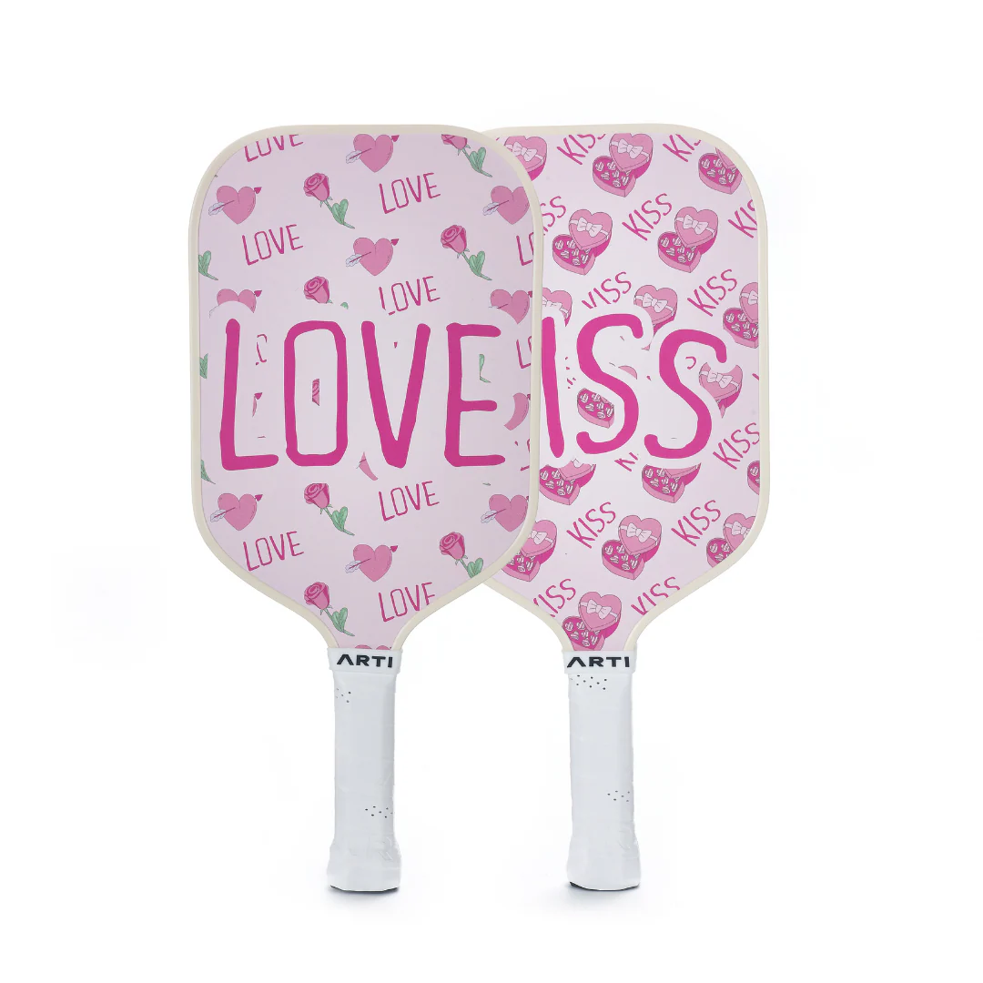 ARTI Fiberglass "Valentine's" Pickleball Paddle Set - Image 4