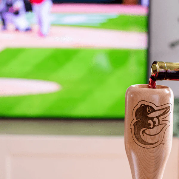 Baltimore Orioles Wined Up® | Baseball Bat Wine Mug - Image 3