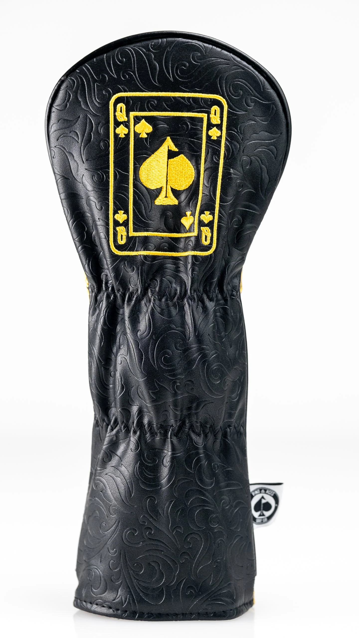 Black/Gold Queen of Spades - Fairway Cover - Image 13