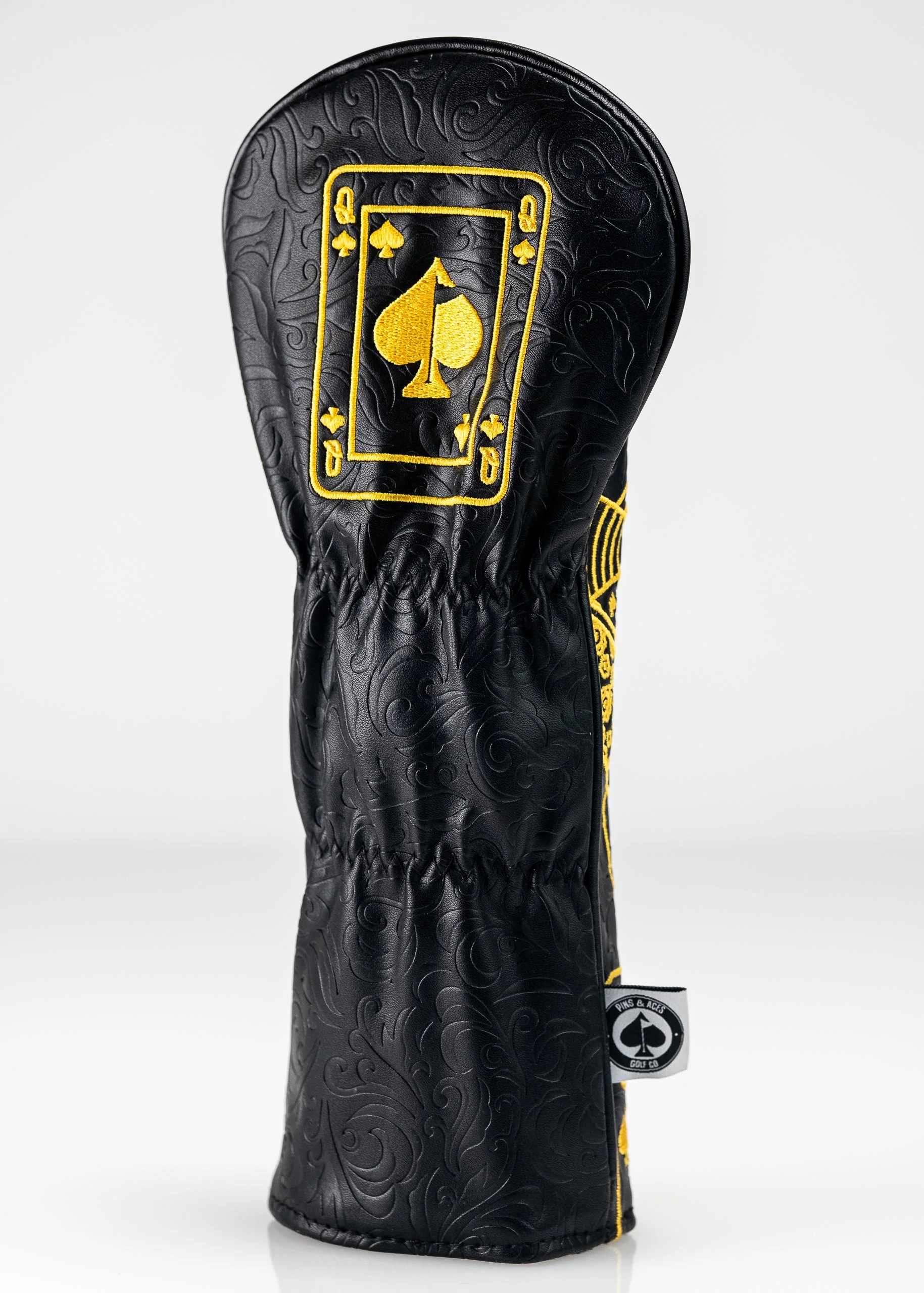 Black/Gold Queen of Spades - Fairway Cover - Image 14