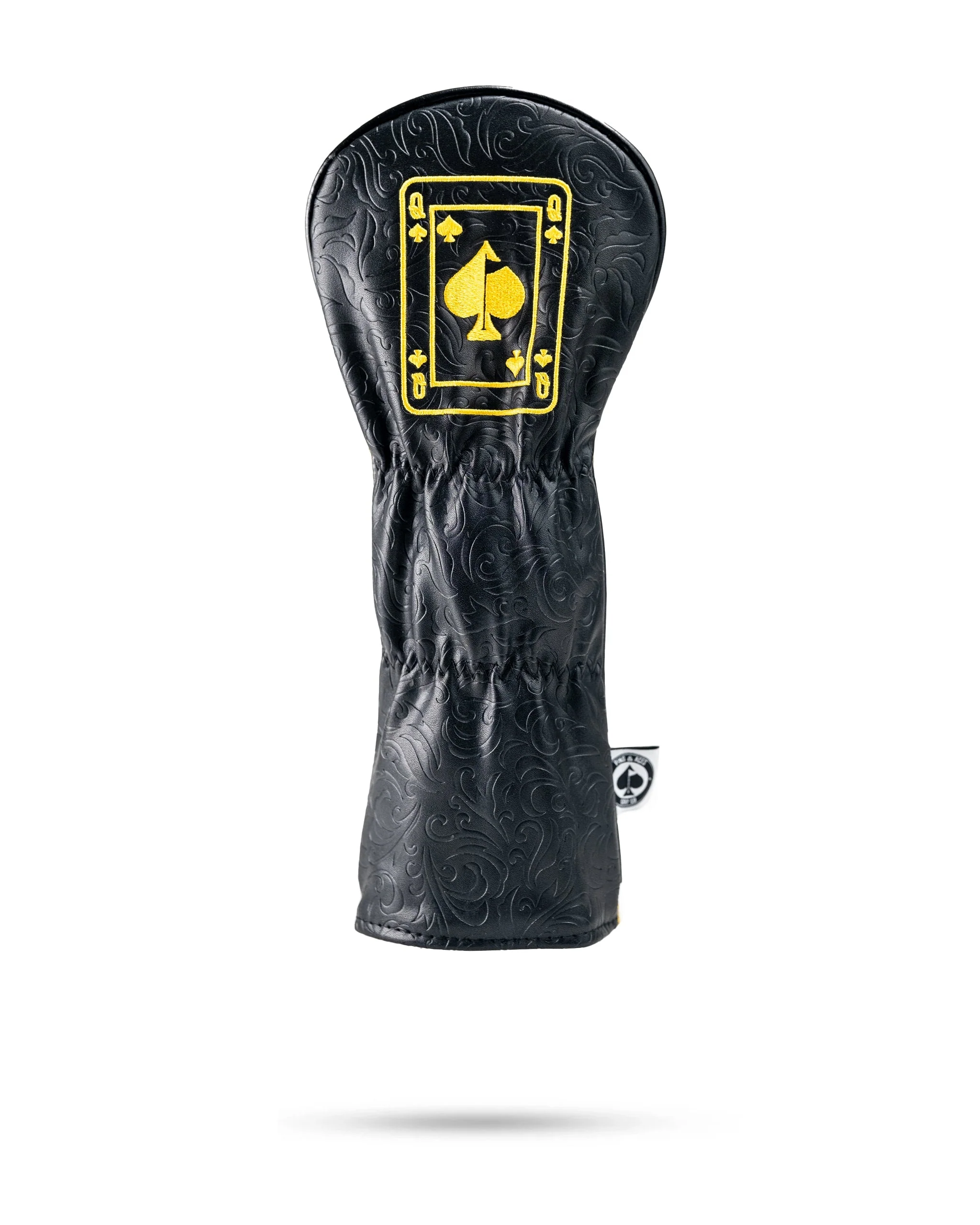Black/Gold Queen of Spades - Fairway Cover - Image 3
