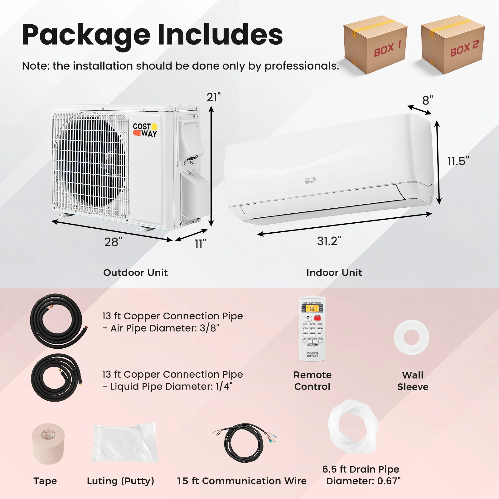 Blast Series 9000 BTU 19 SEER2 115V Ductless Mini Split Air Conditioner and Heater - Image 4
