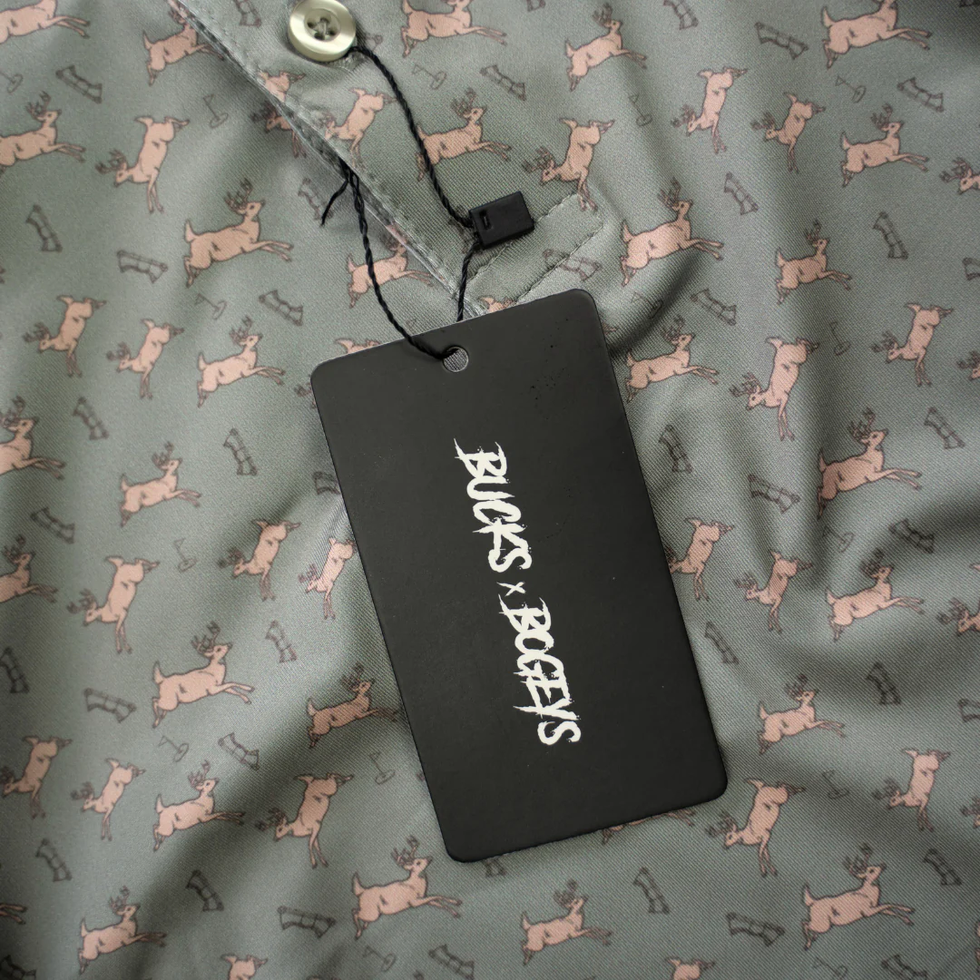 "Bows & Bucks" Golf Polo - Image 2
