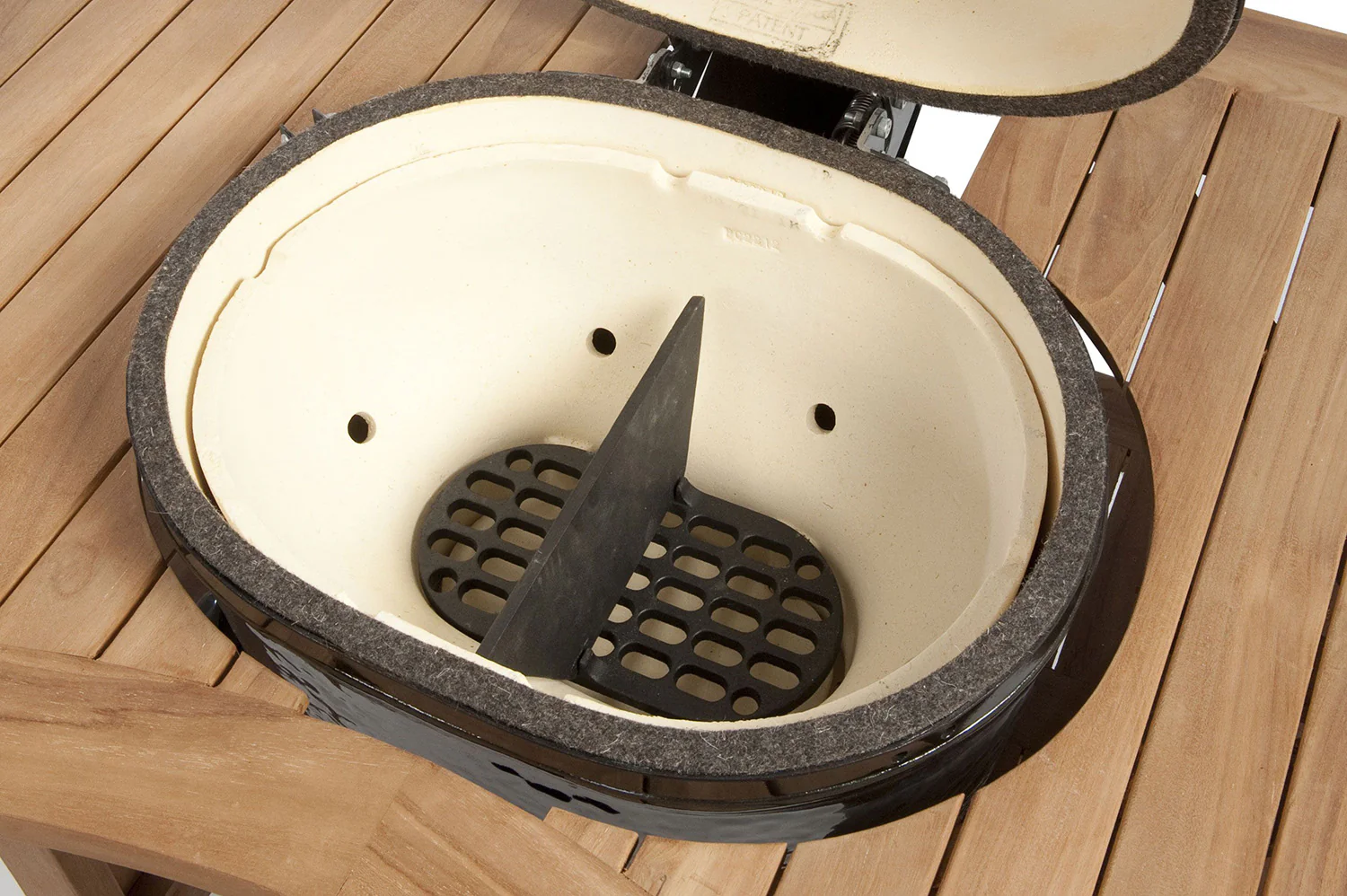 Cast Iron Firebox Divider - Primo Ceramic Grills - Image 3